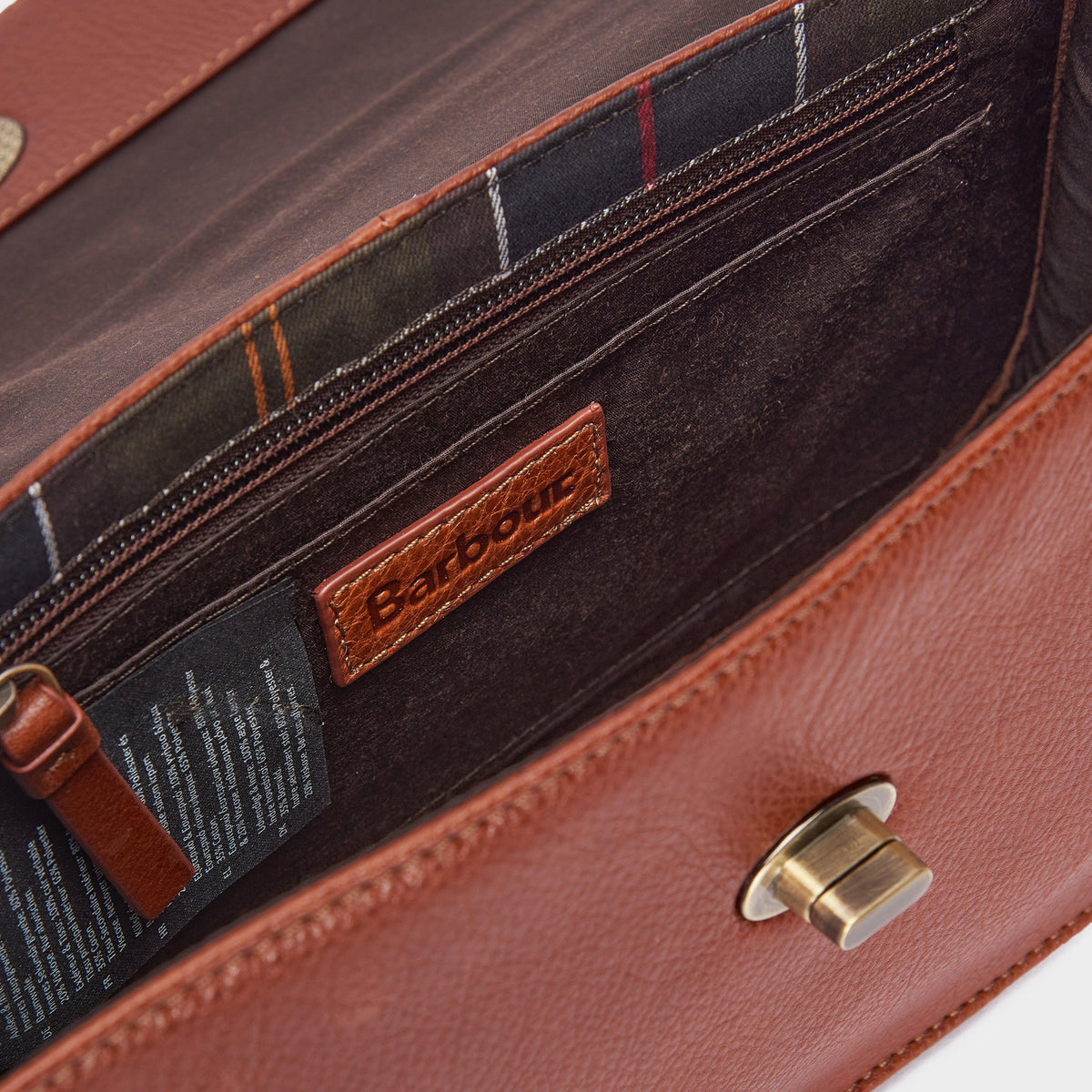 Isla Leather Crossbody Bag Brown