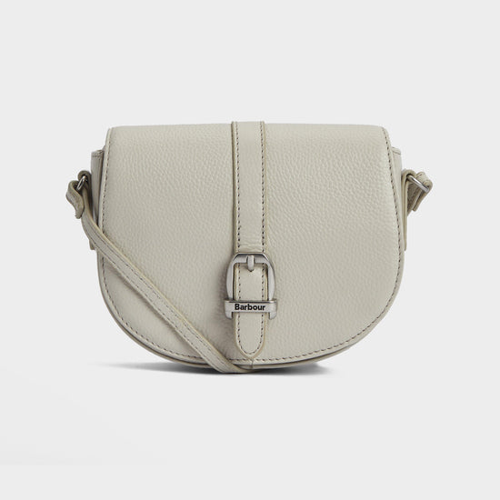 Laire Leather Saddle Bag Light Sand