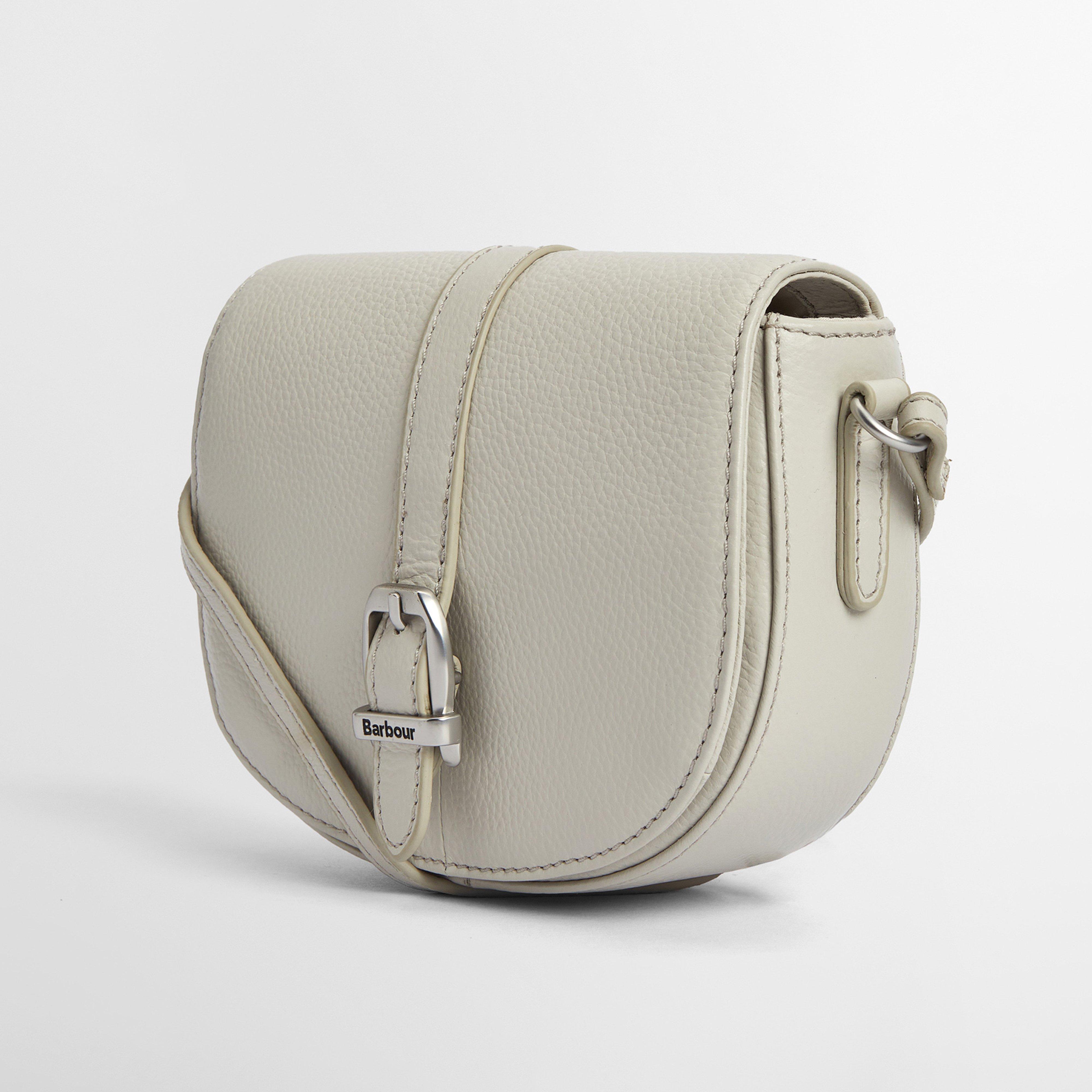 Laire Leather Saddle Bag Light Sand