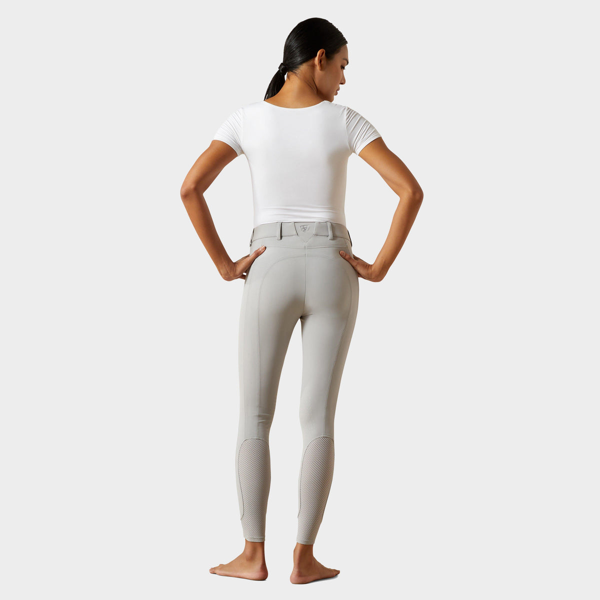 Womens Tri Factor NT Half Grip Breeches Show Grey