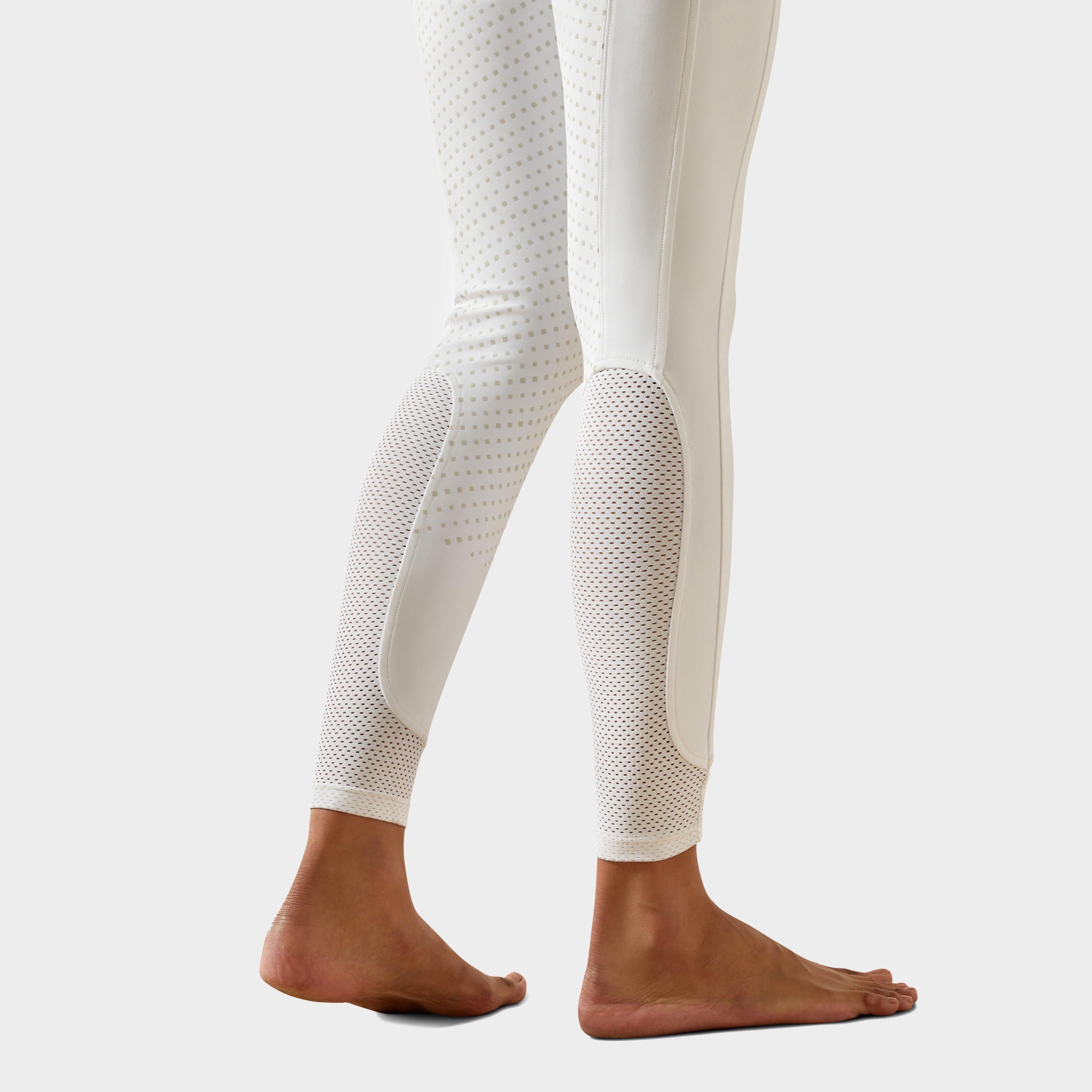 Womens Tri Factor NT Half Grip Breeches White