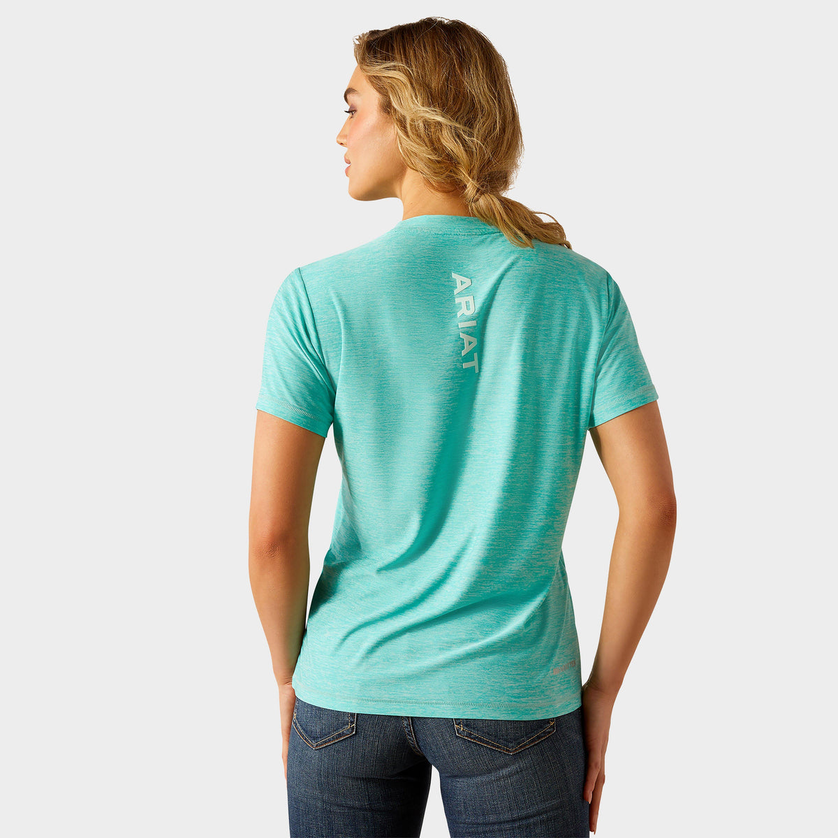 Womens Laguna Logo T-Shirt Blue Turquoise