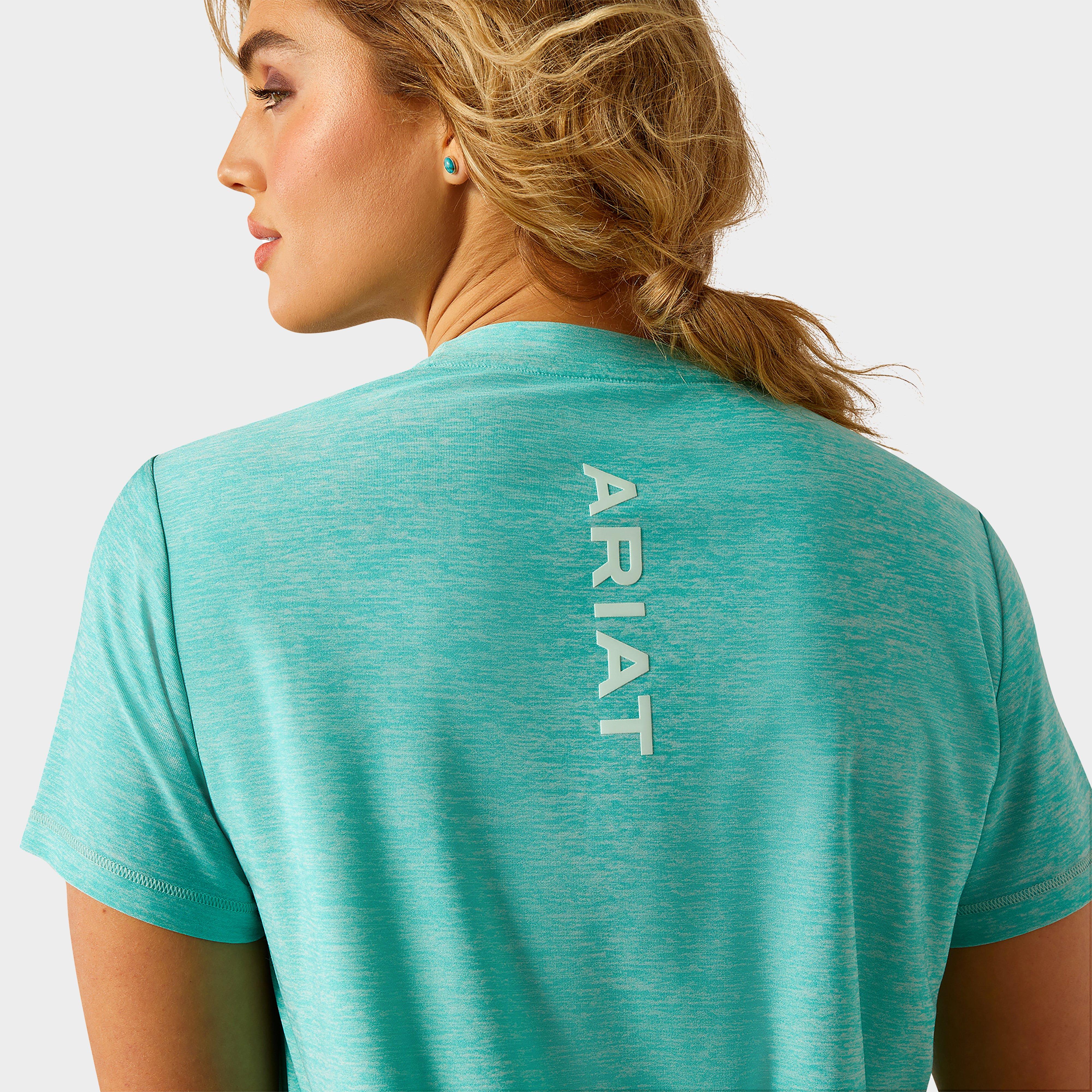 Womens Laguna Logo T-Shirt Blue Turquoise