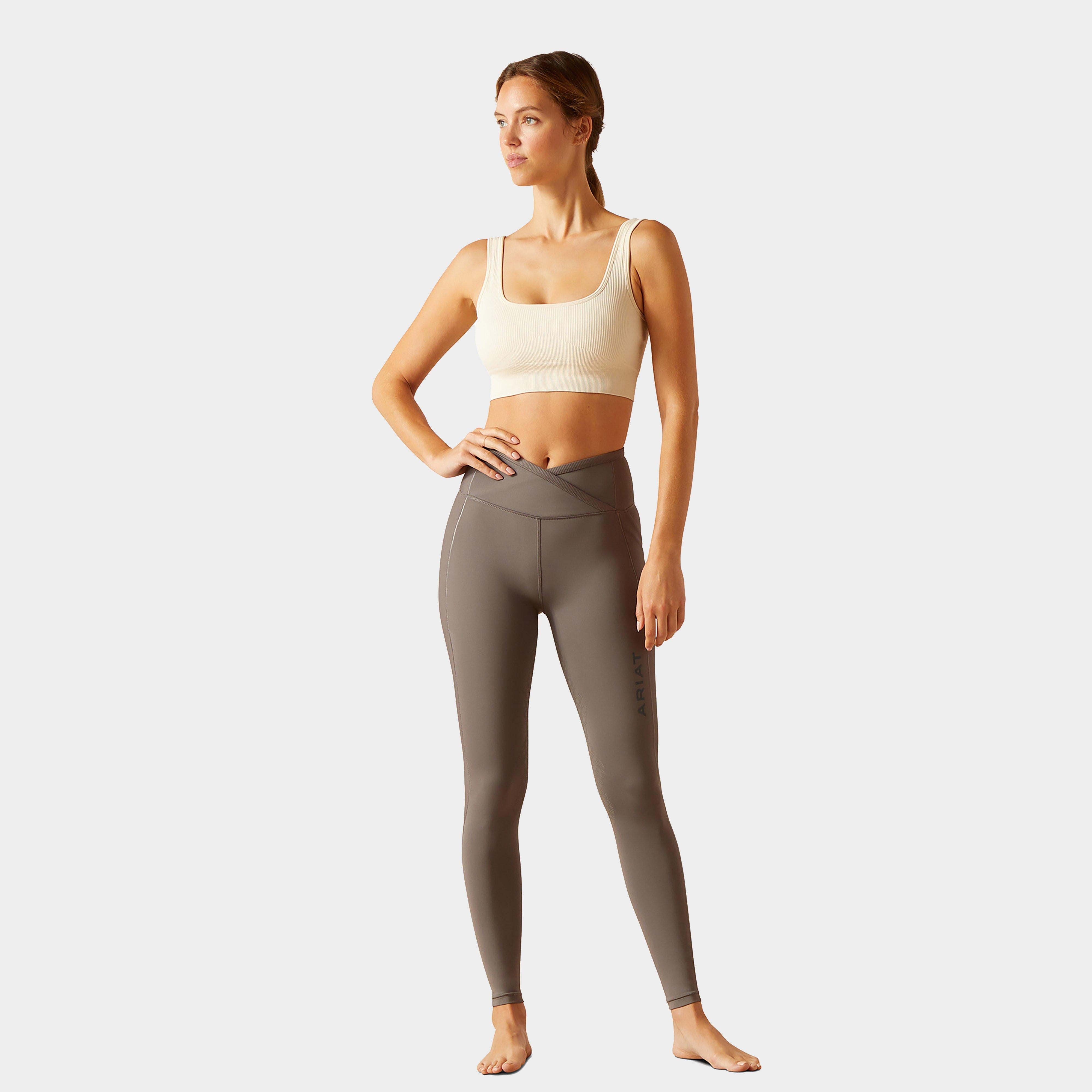 Womens Eos Chic Half Grip Tights Plum Grey