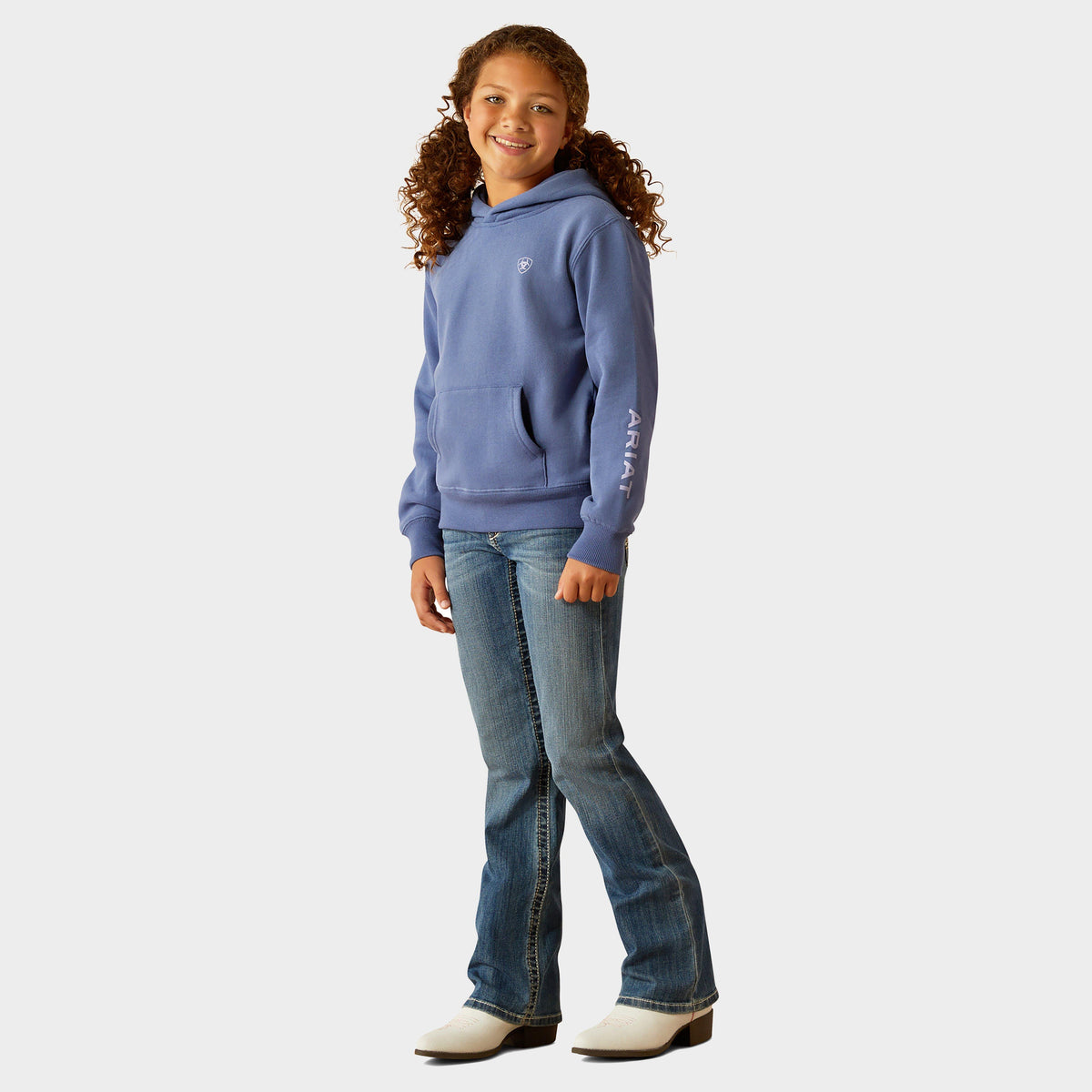 Kids Logo 2.0 Hoodie Coastal Fjord