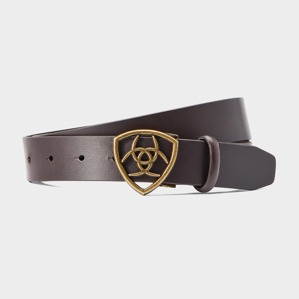 Womens Shield Belt Cocoa