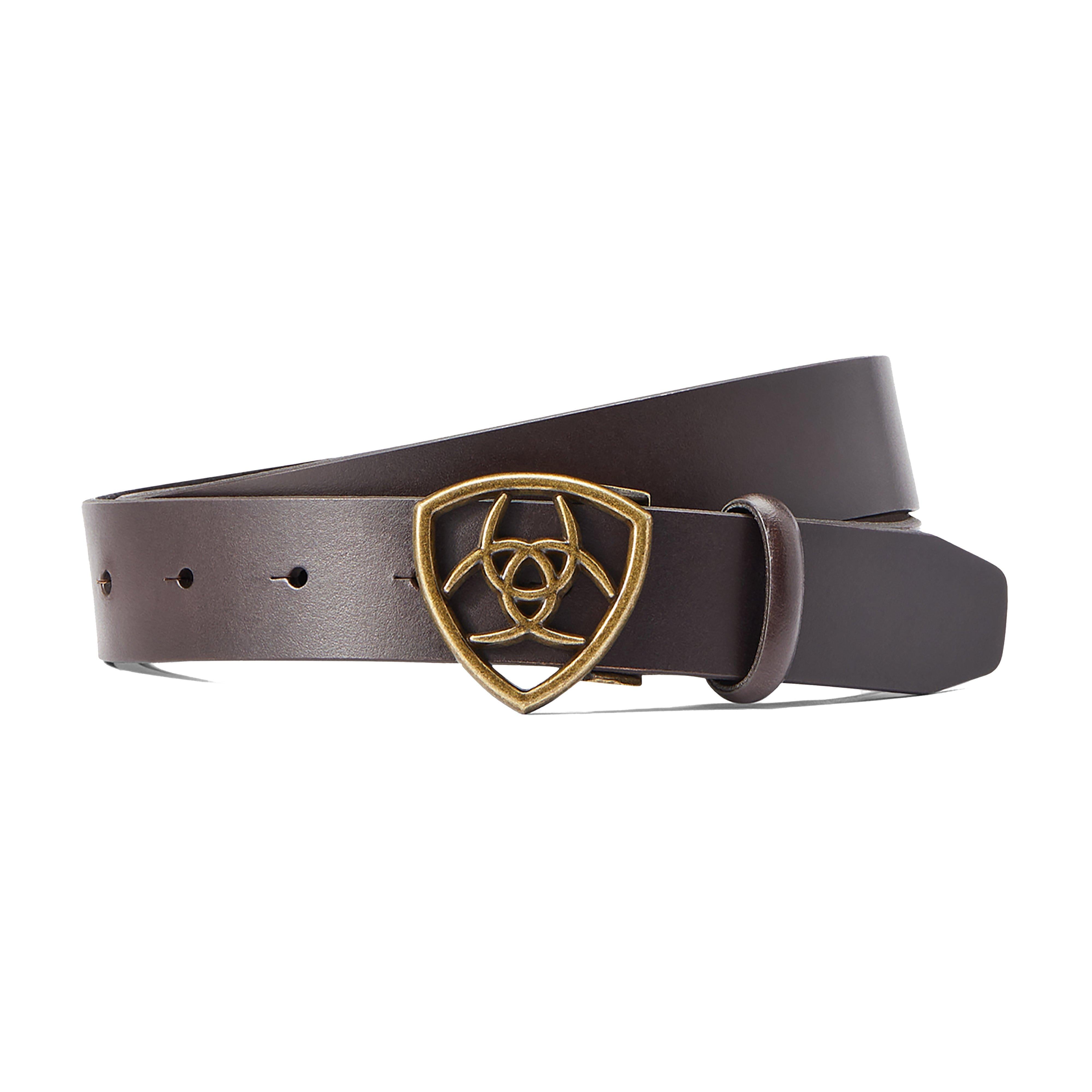 Womens Shield Belt Cocoa