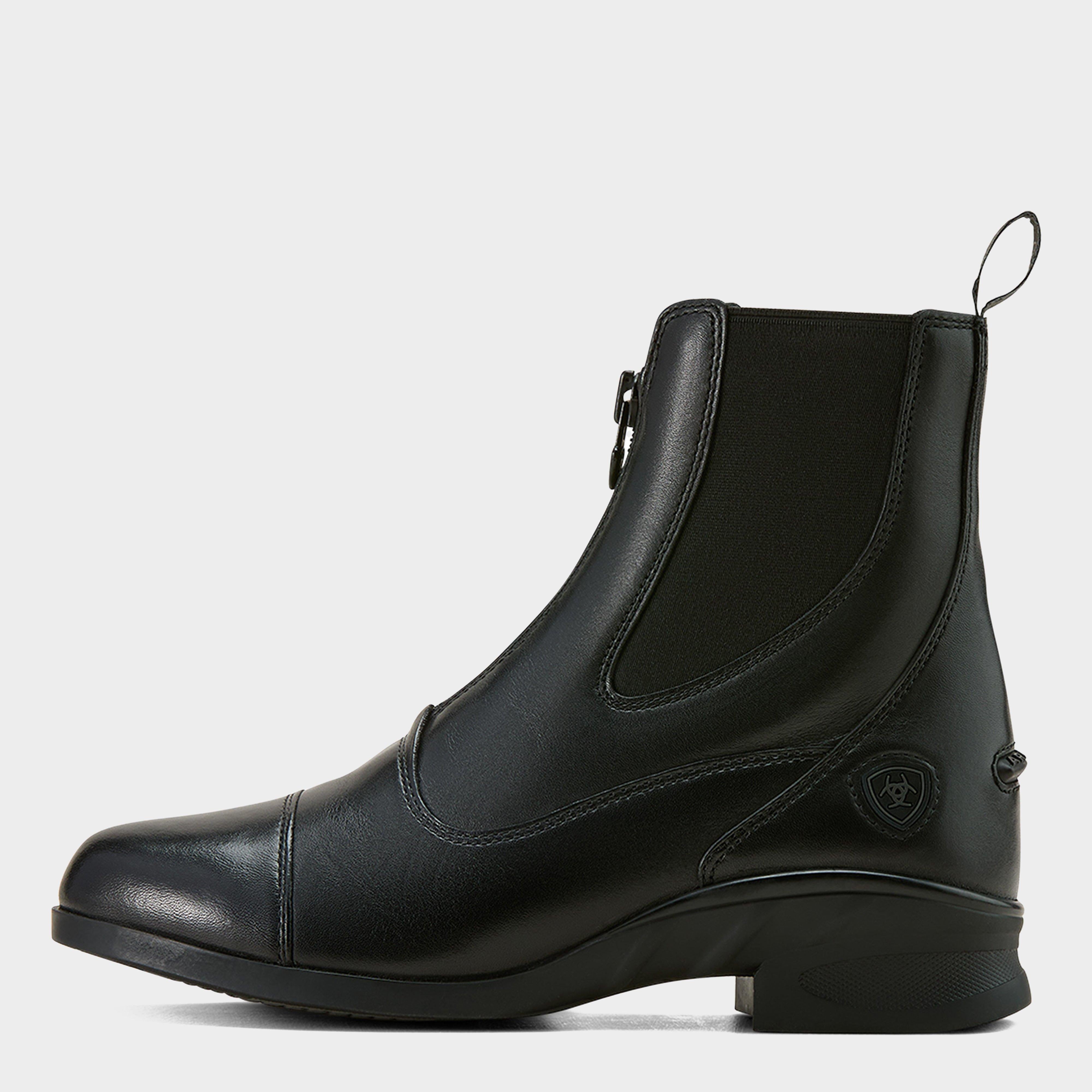 Womens Heritage Zip Paddock Boots Black