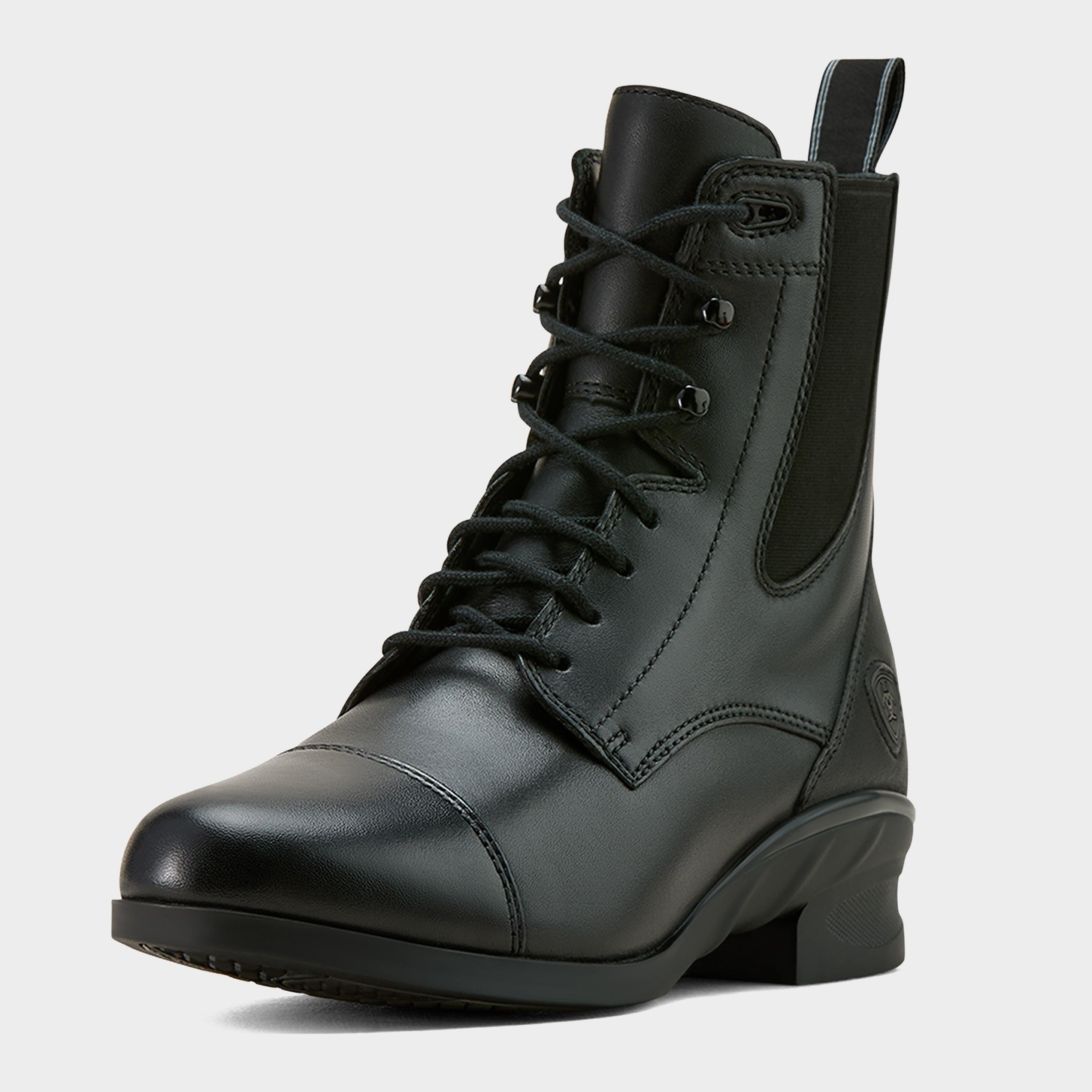 Womens Heritage Lace Paddock Boots Black