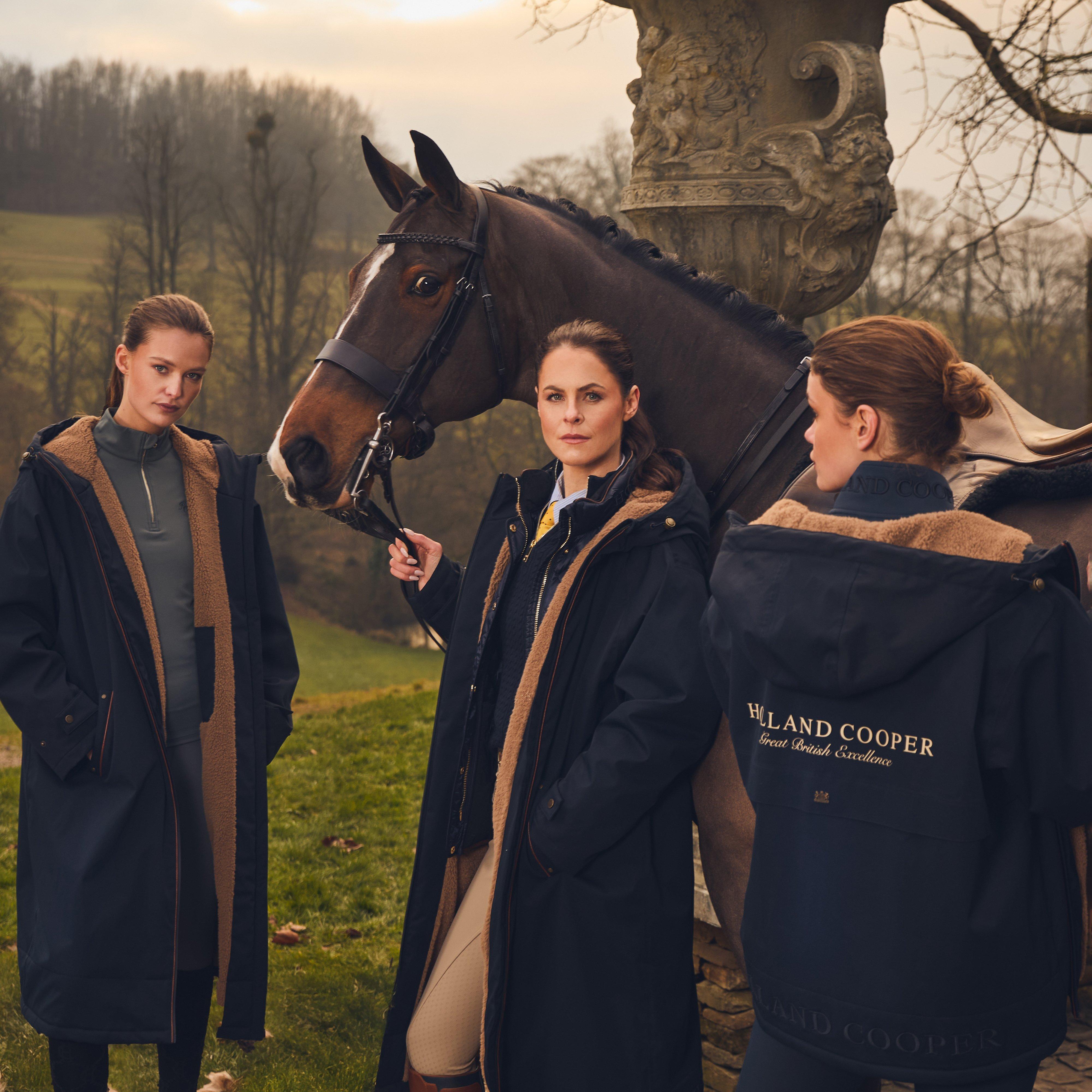 Womens One Sized Waterproof Coat Ink Navy