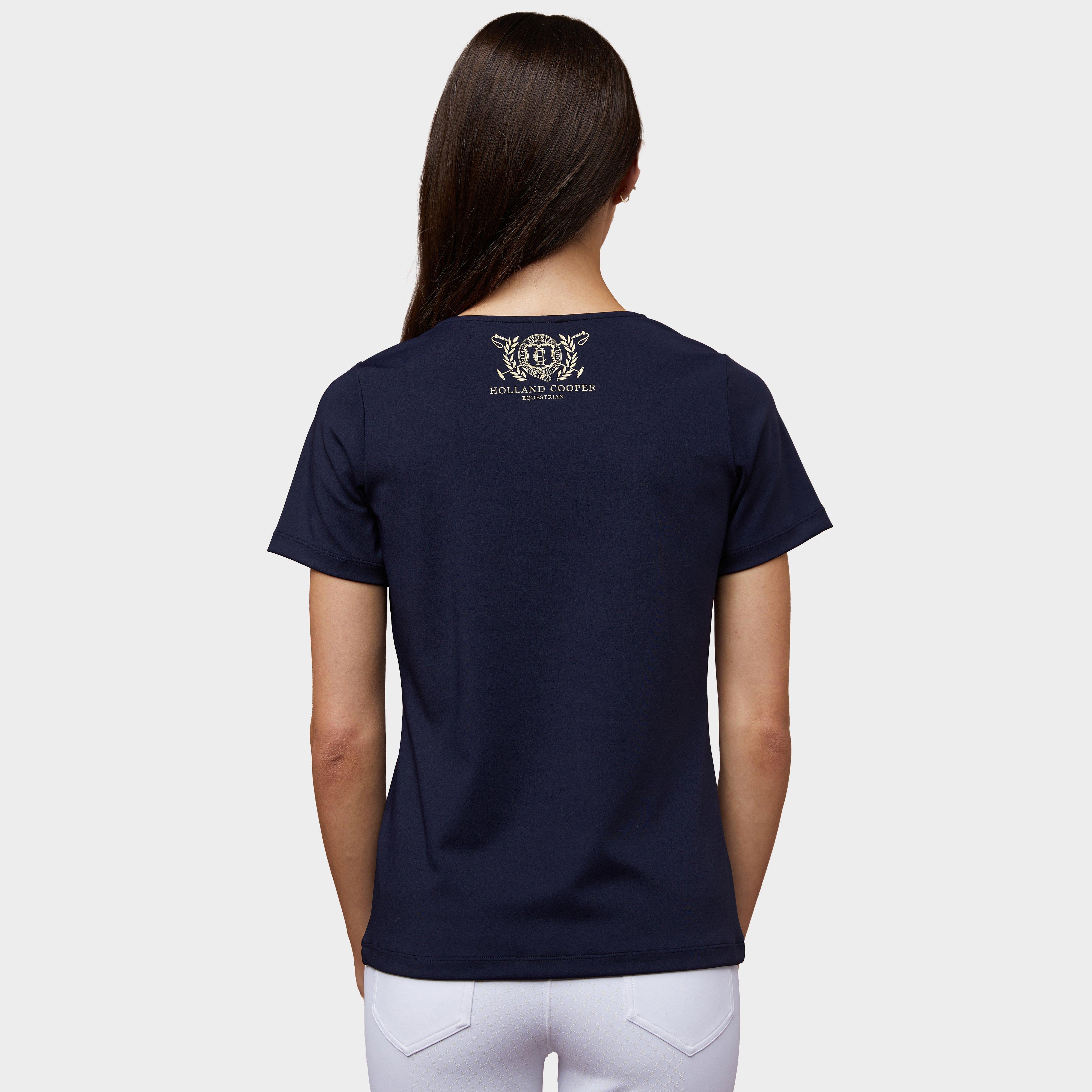 Womens Training V-Neck Tee Ink Navy