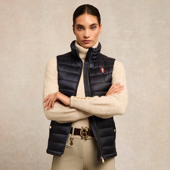 Womens Team Lightweight Gilet Ink Navy