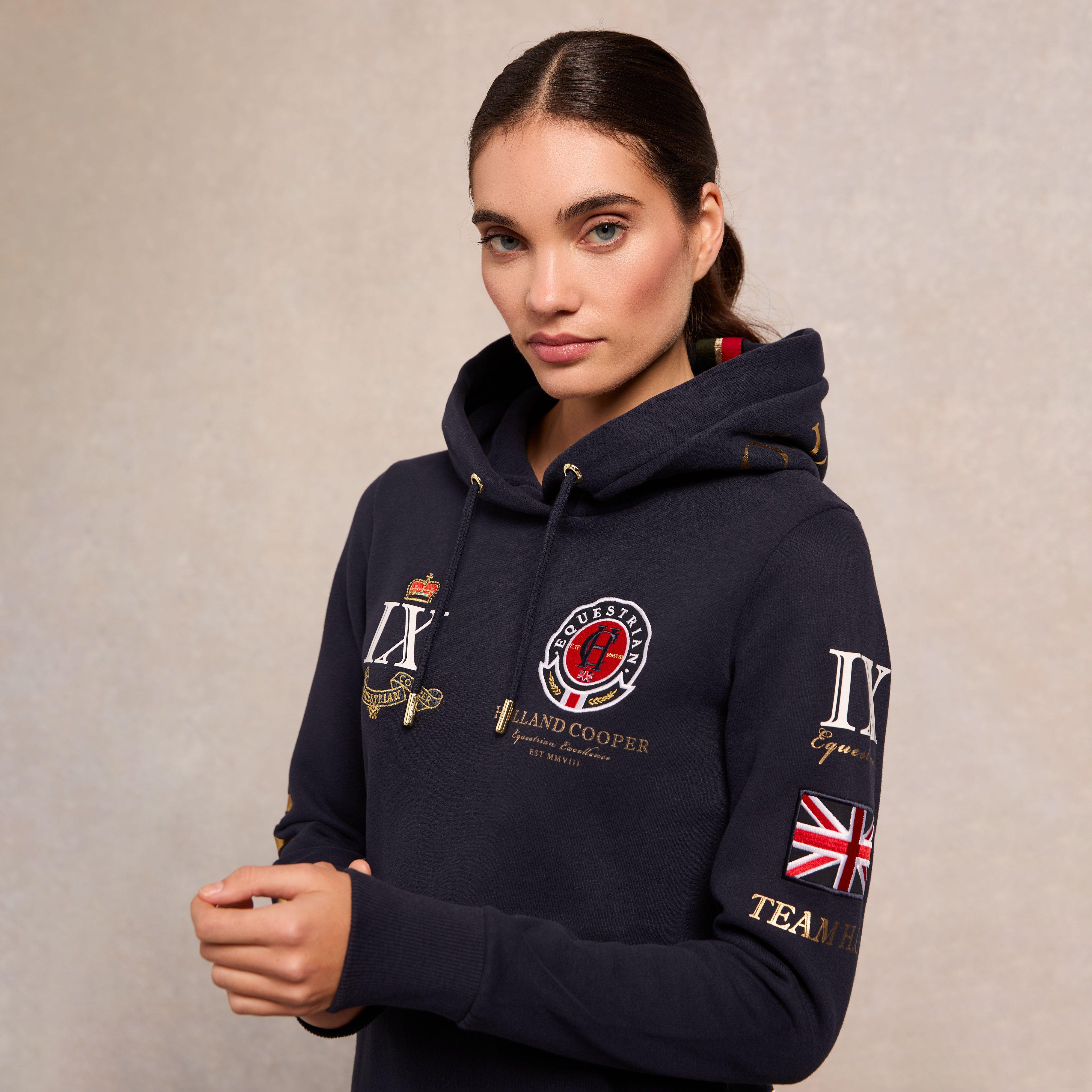 Womens Team Hoodie Pull On Ink Navy