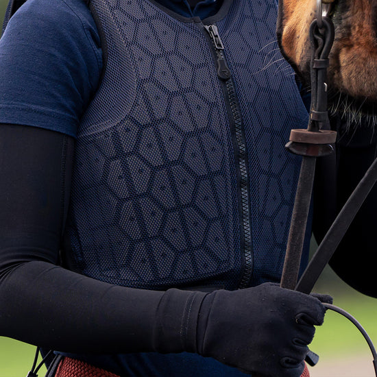 Junior HX3 Young Rider Body Protector XL Regular Navy