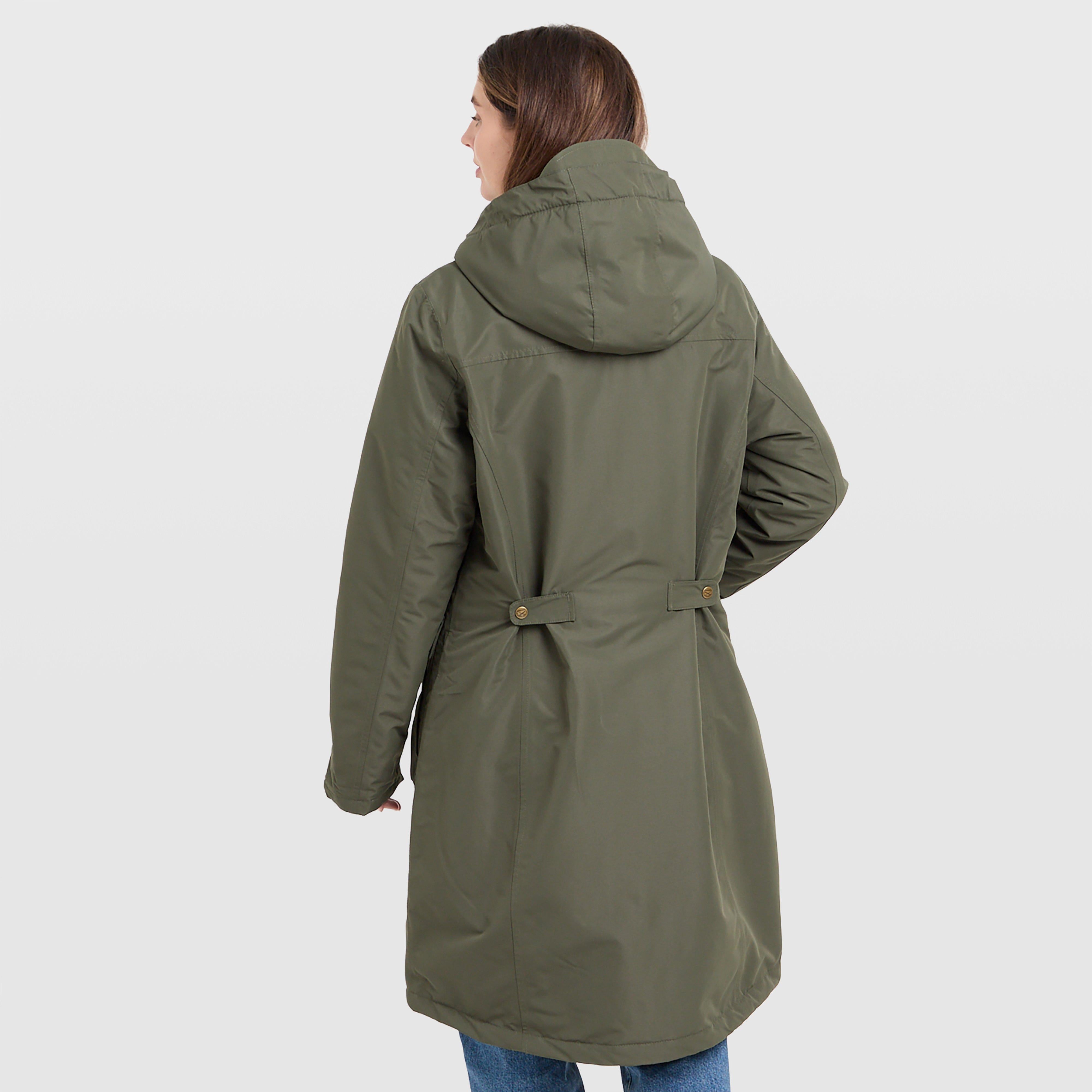 Womens Walker Long Coat Fern Green