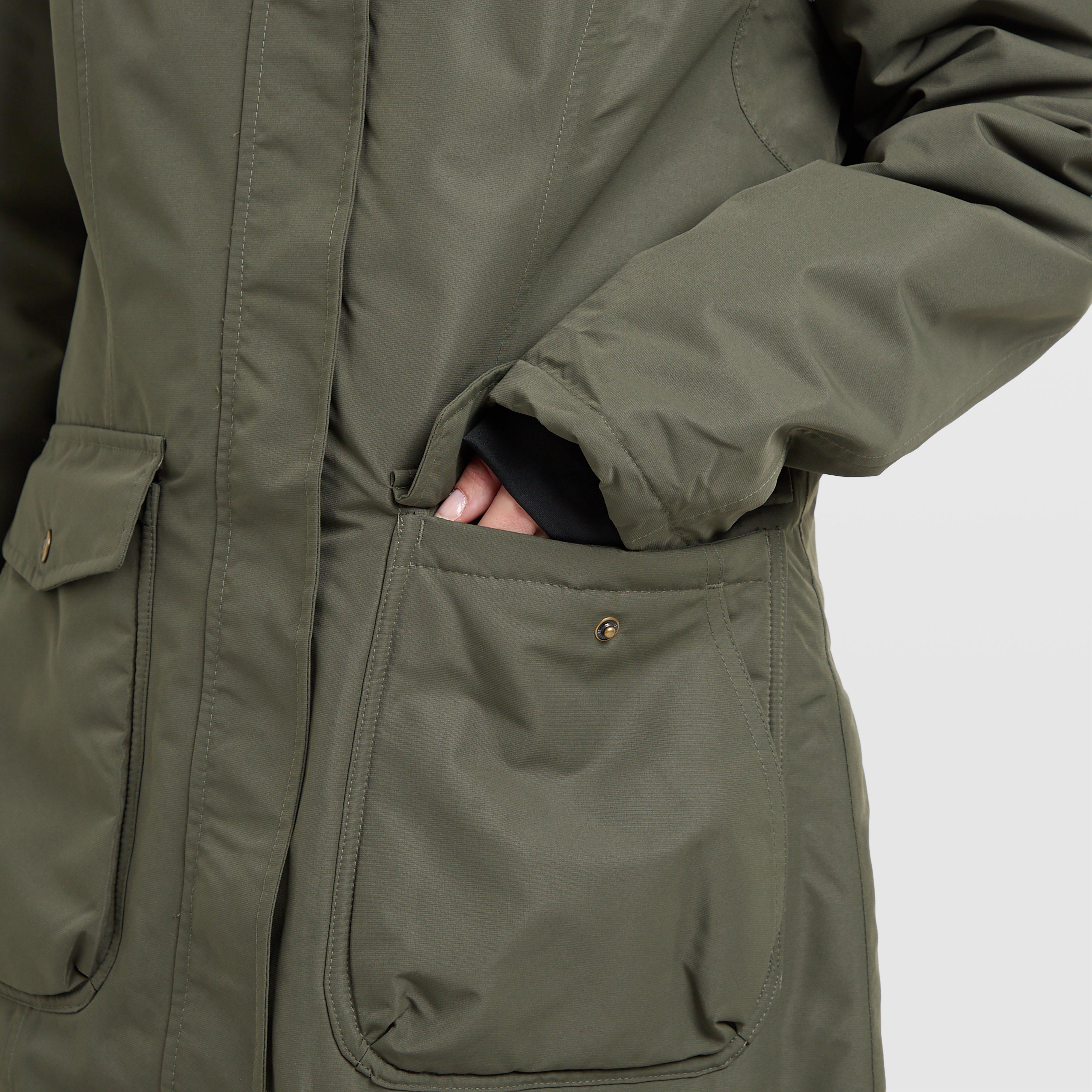 Womens Walker Long Coat Fern Green