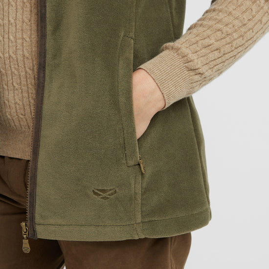 Womens Stenton Fleece Gilet Lovat