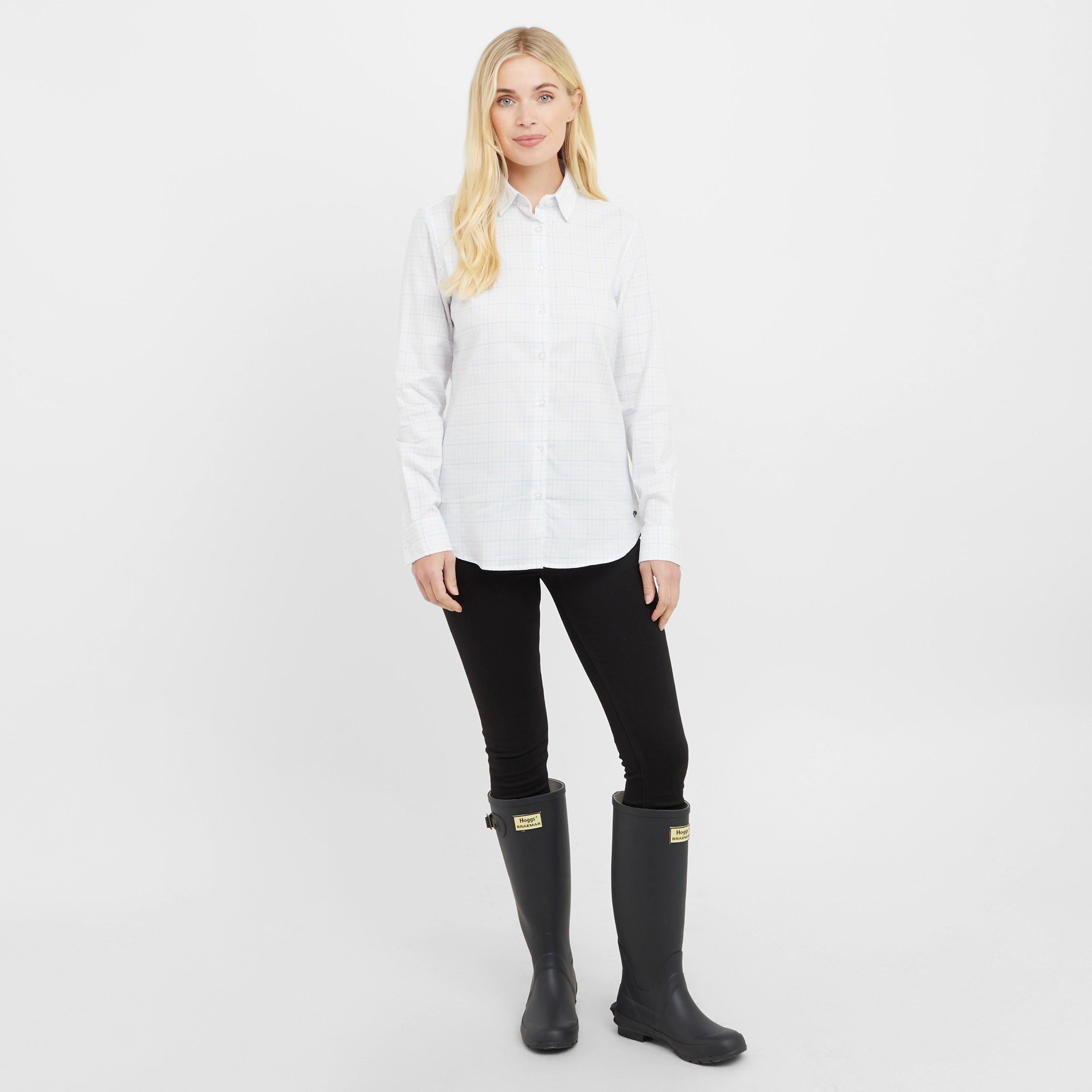 Womens Callie Twill Shirt White/Pink/Blue