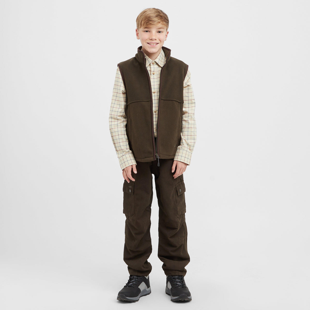 Kids Woodhall Gilet Green
