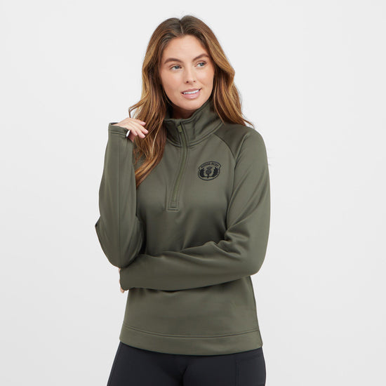 Womens Katie 1/4 Zip Sweatshirt Olive