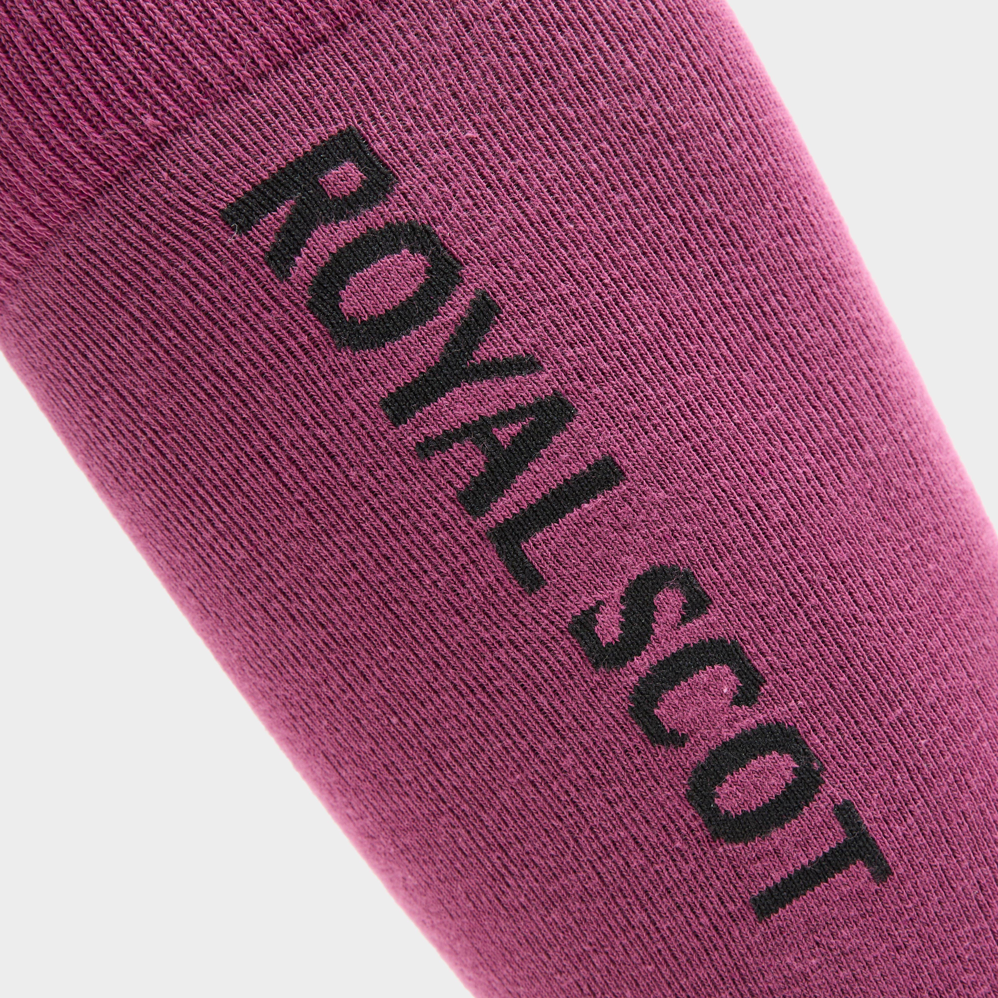 Women’s Logo Riding Socks Black/Wine