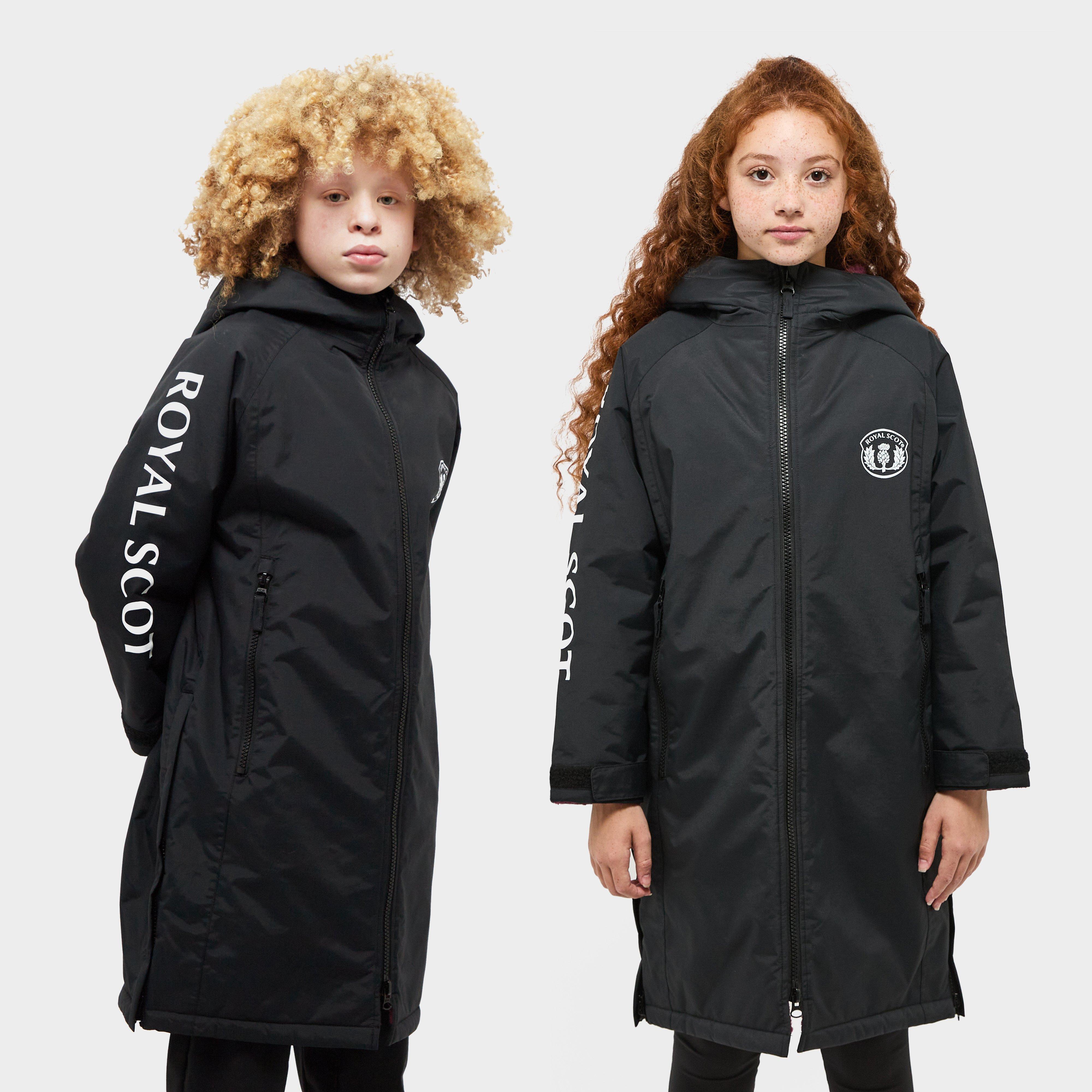 Kids’ Poppy Waterproof Riding Robe Black