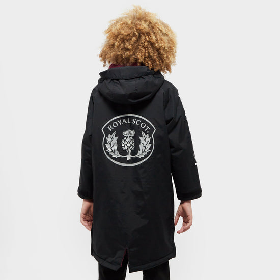 Kids’ Poppy Waterproof Riding Robe Black