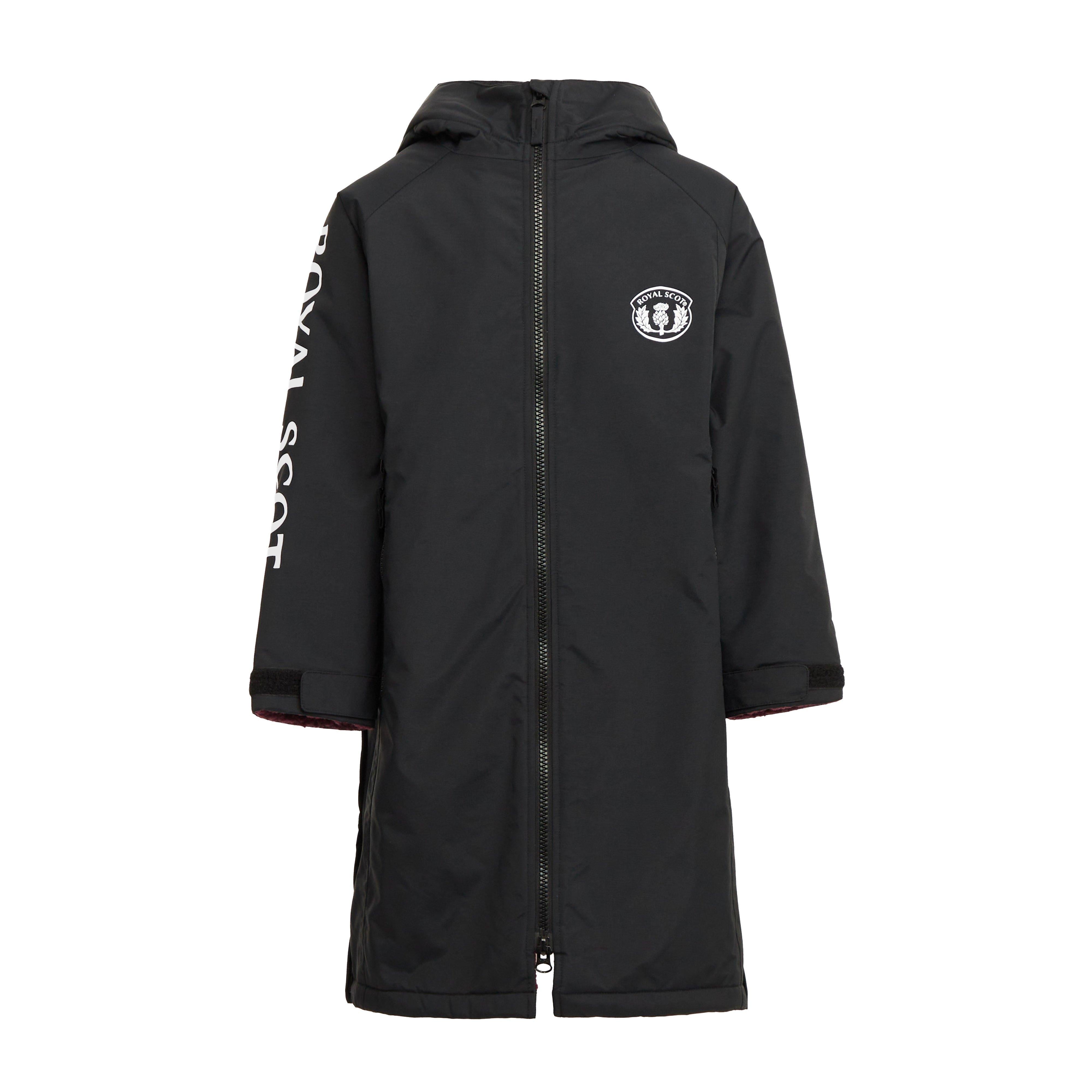 Kids’ Poppy Waterproof Riding Robe Black