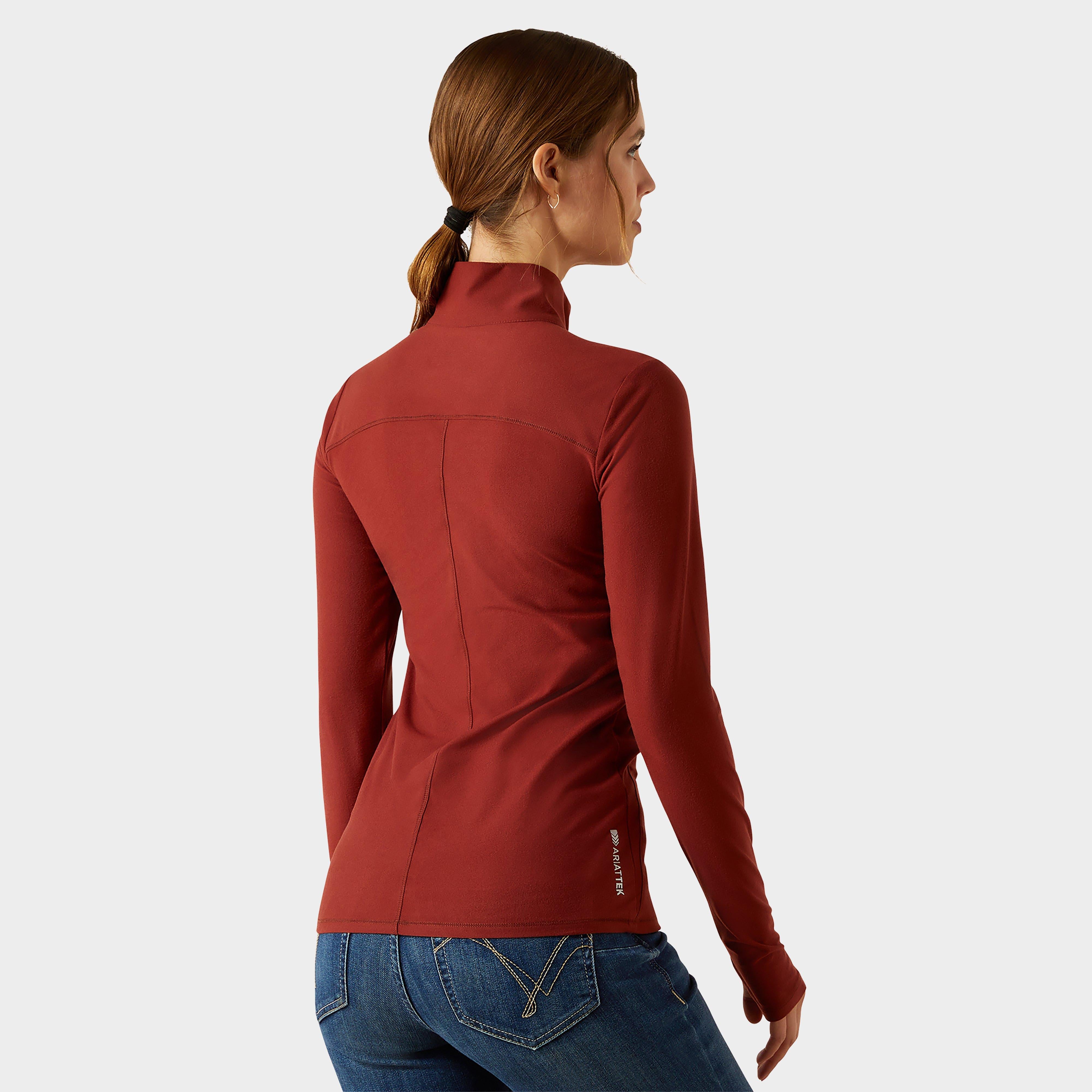 Women's Lowell 1/4 Zip Base Layer Madder Brown