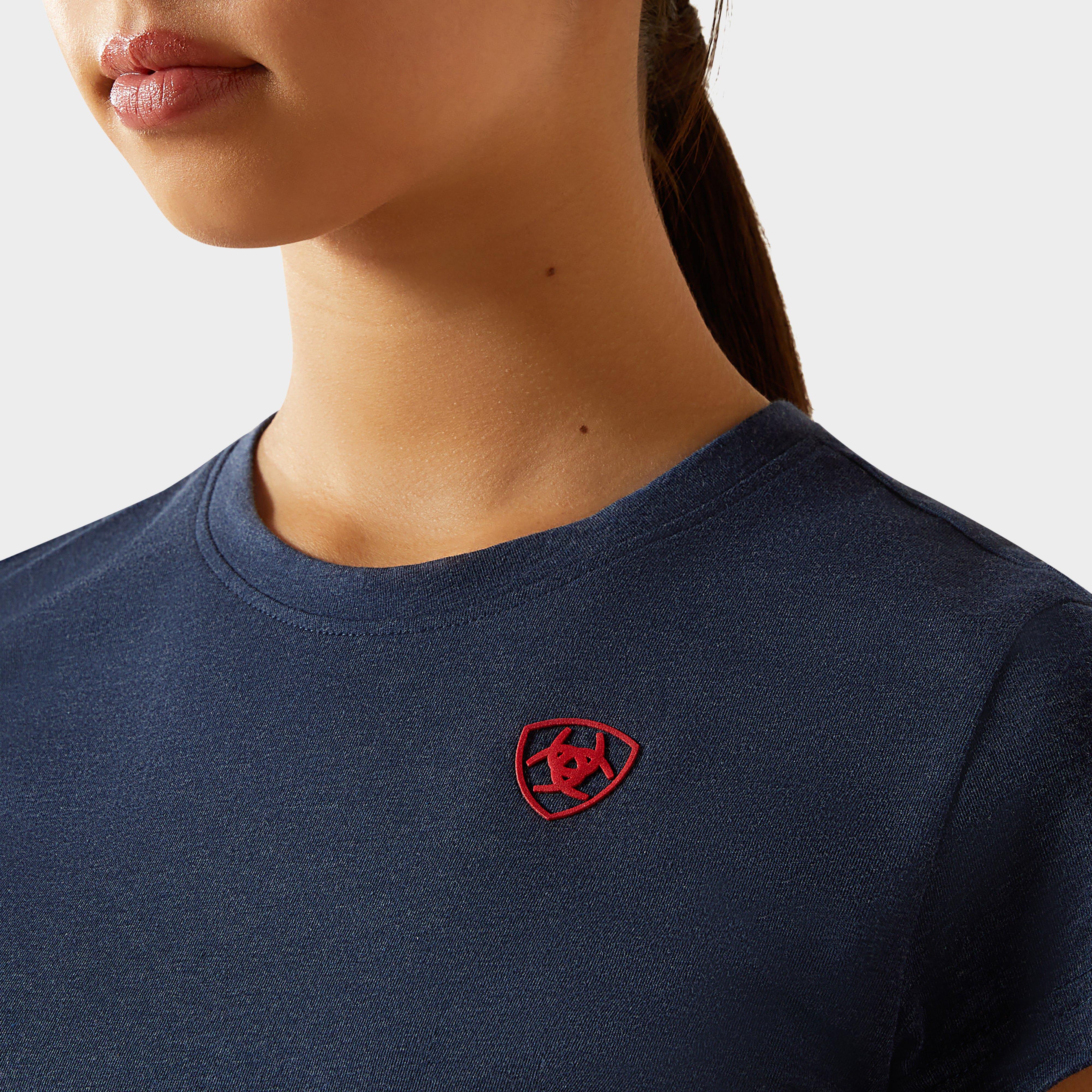 Kids' Ariat BV Logo Junior Tee Navy