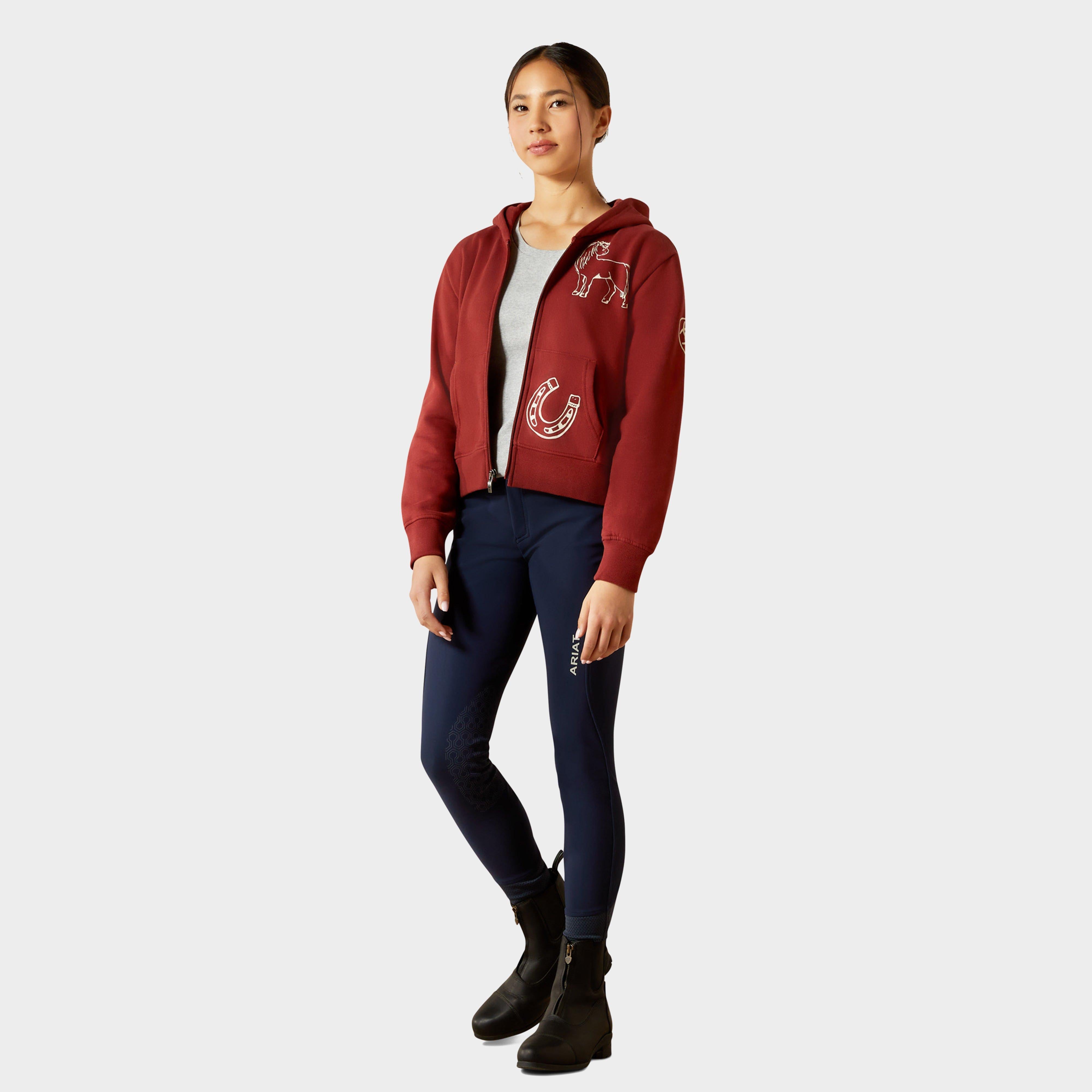 Kids' Spiffy Full Zip Sweatshirt Madder Brown