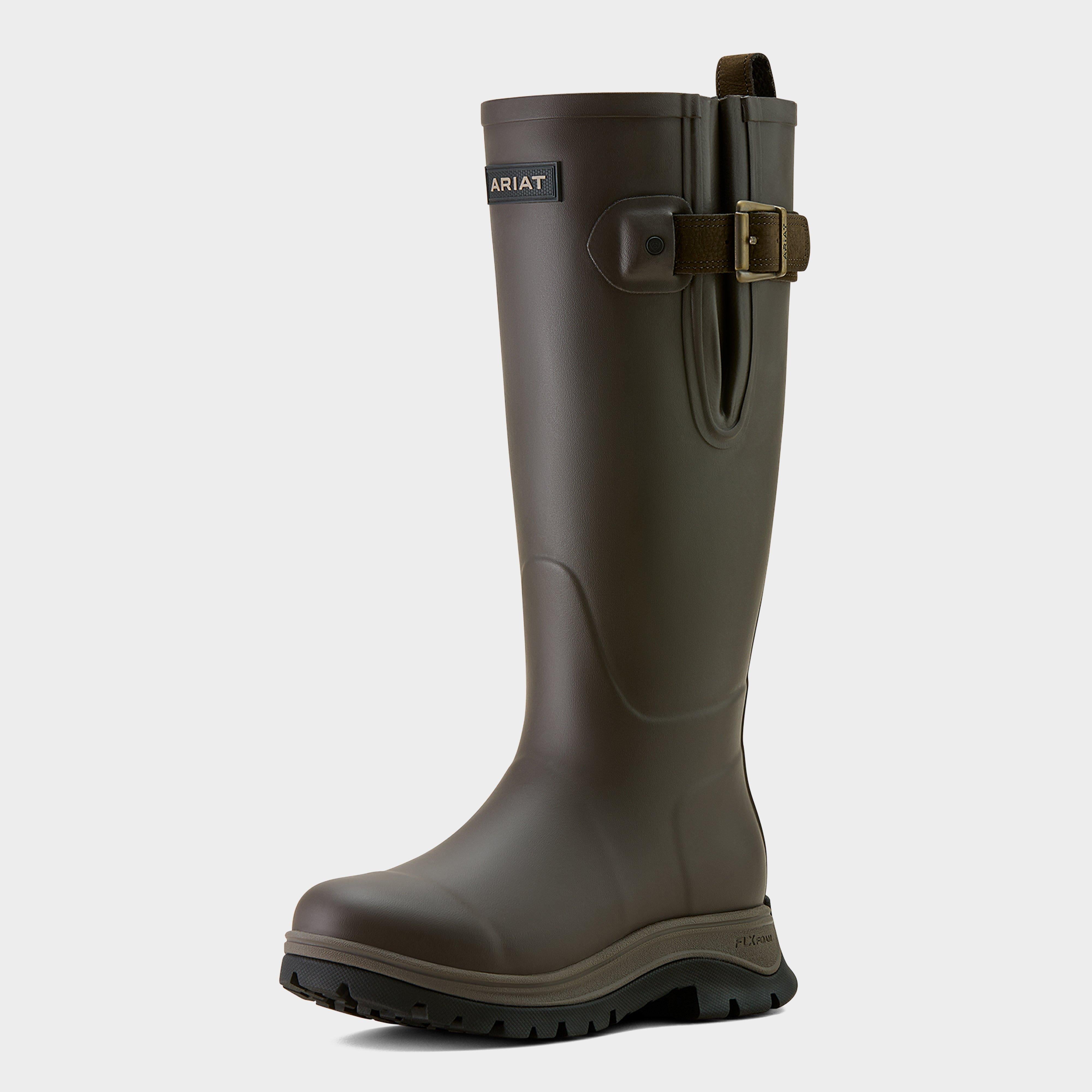 Womans Woodstock Rubber Boot Brown