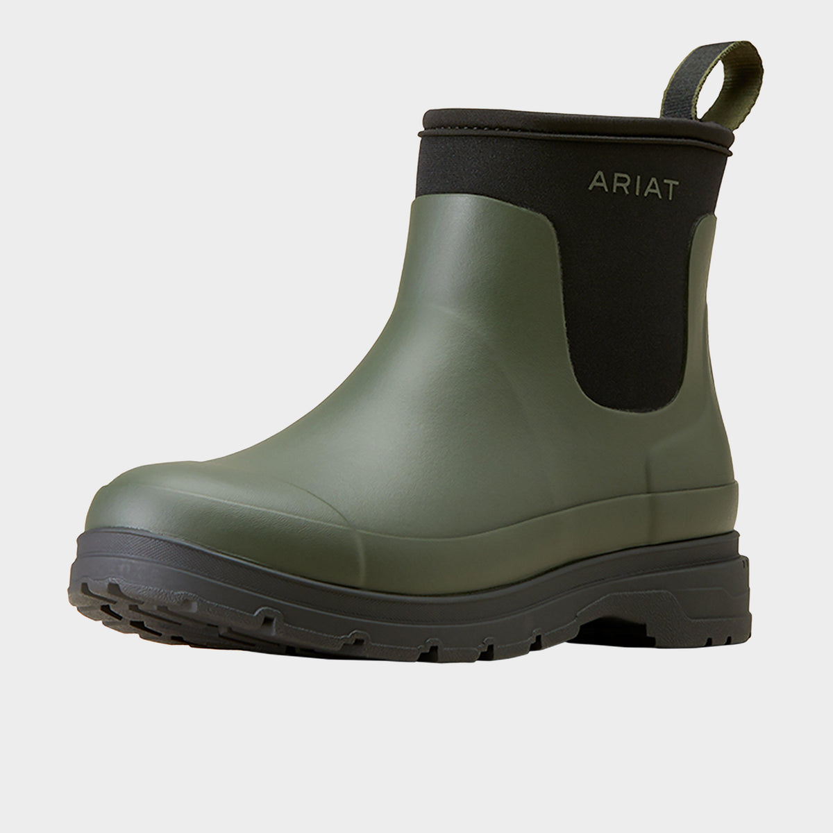 Womens Kelmarsh Shortie Rubber Boot Dark Olive
