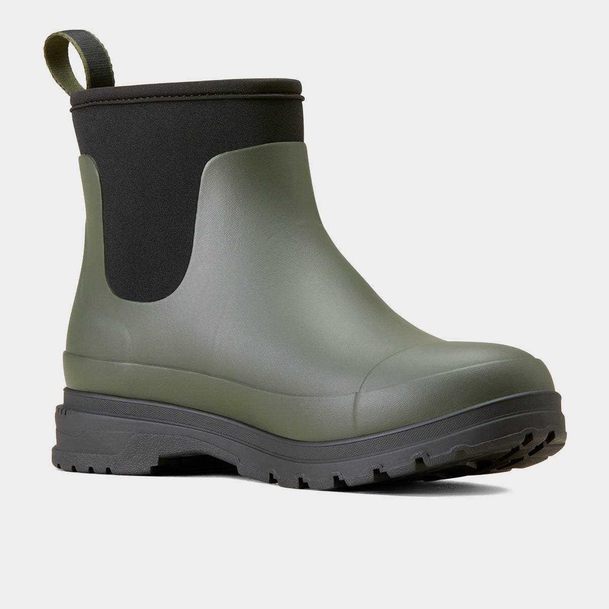 Womens Kelmarsh Shortie Rubber Boot Dark Olive