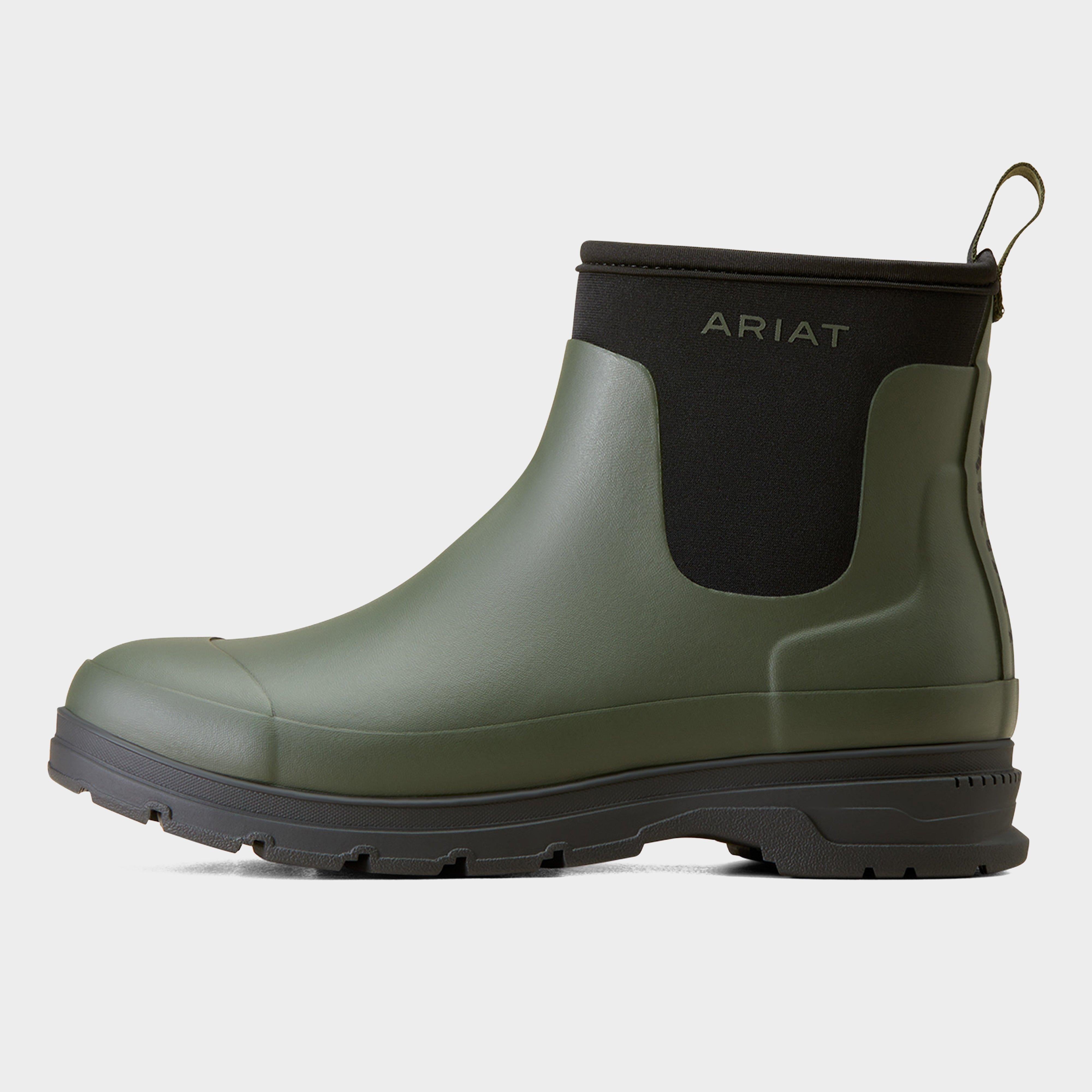 Womens Kelmarsh Shortie Rubber Boot Dark Olive
