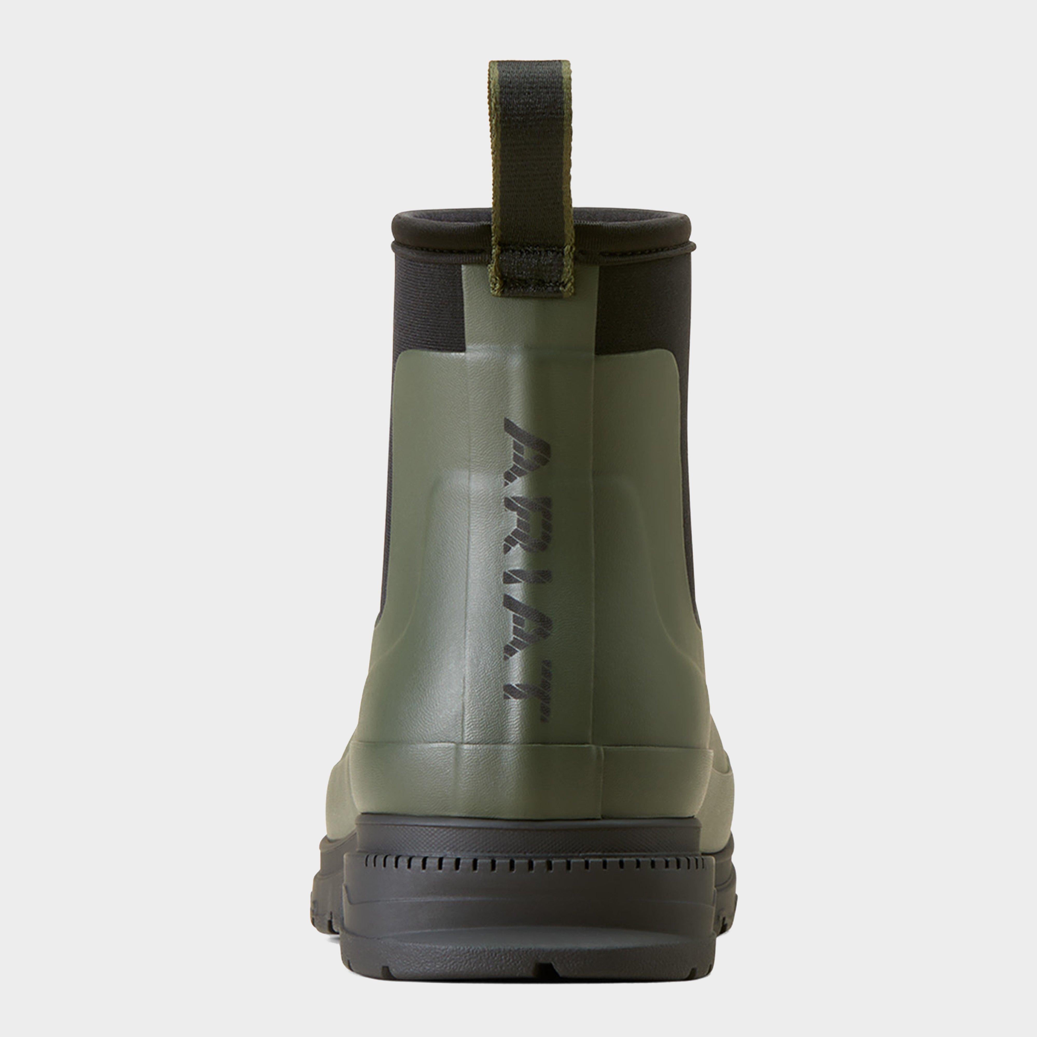 Womens Kelmarsh Shortie Rubber Boot Dark Olive