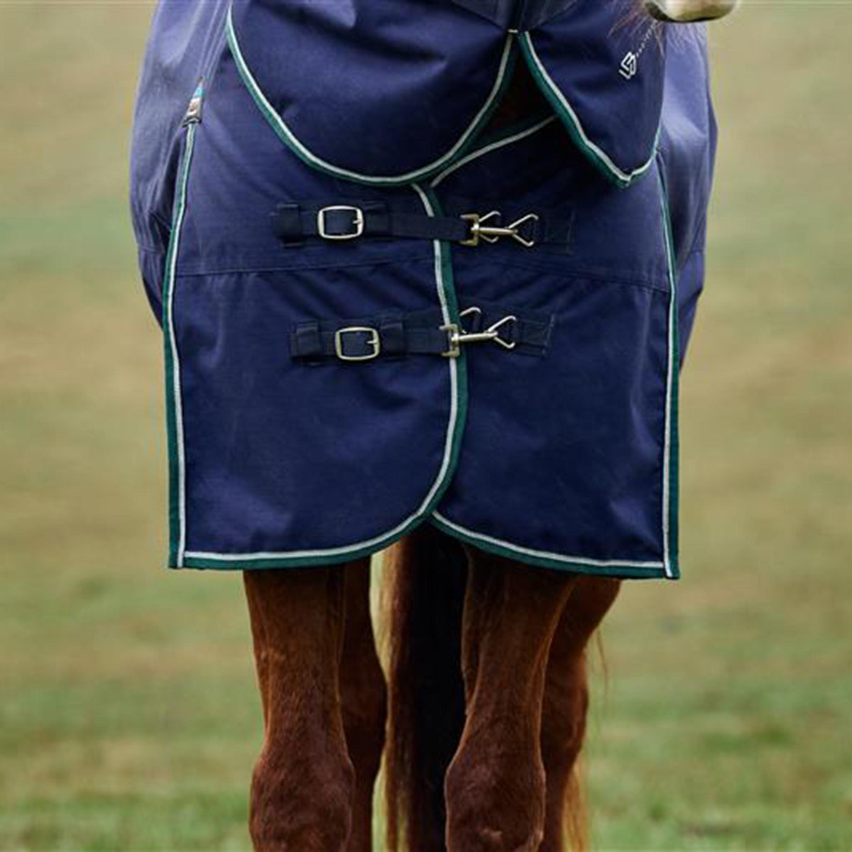 ComFiTec Plus Dynamic II Detach-A-Neck Mediumweight 220g Turnout Rug Navy