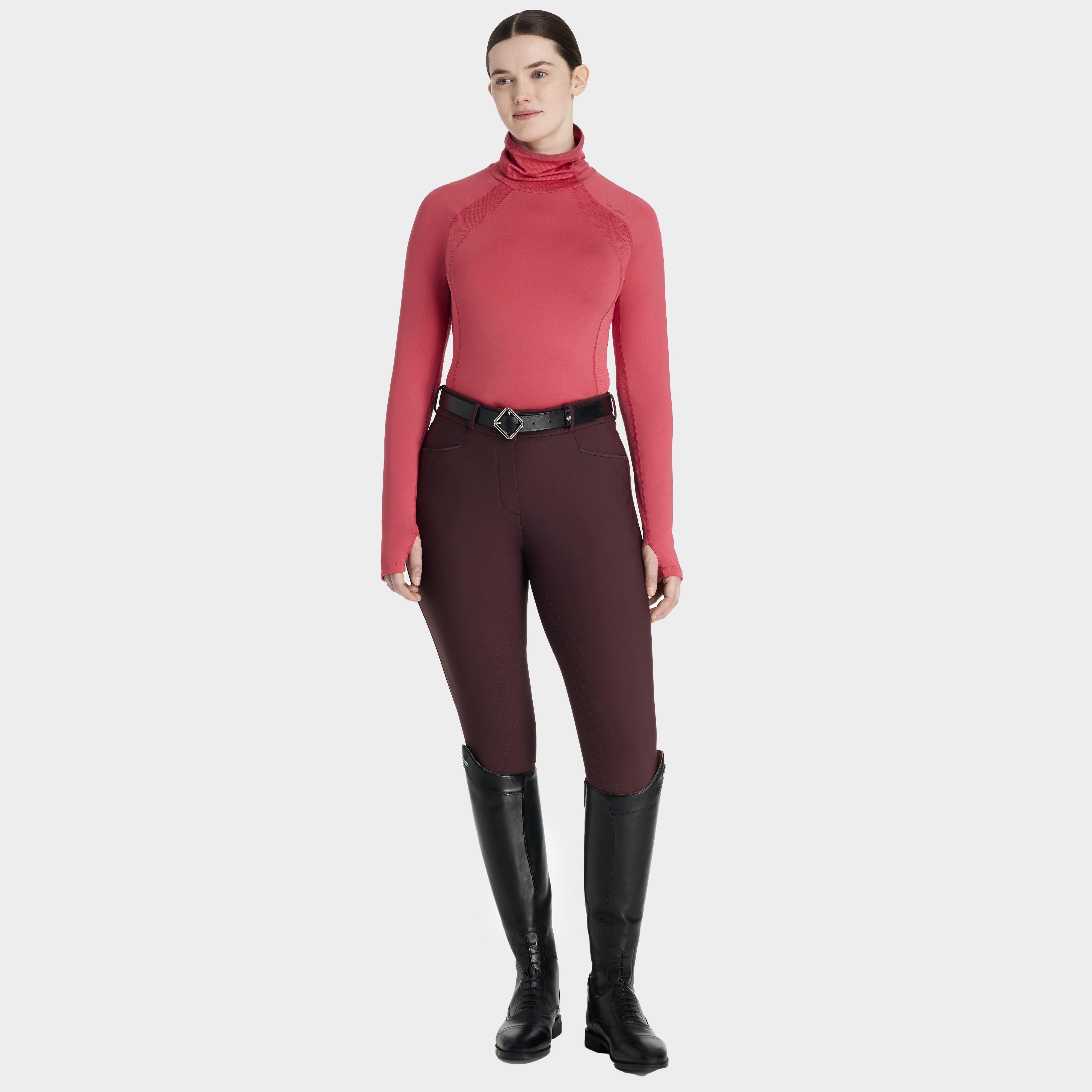 Womens Sara Snood Base Layer Cranberry