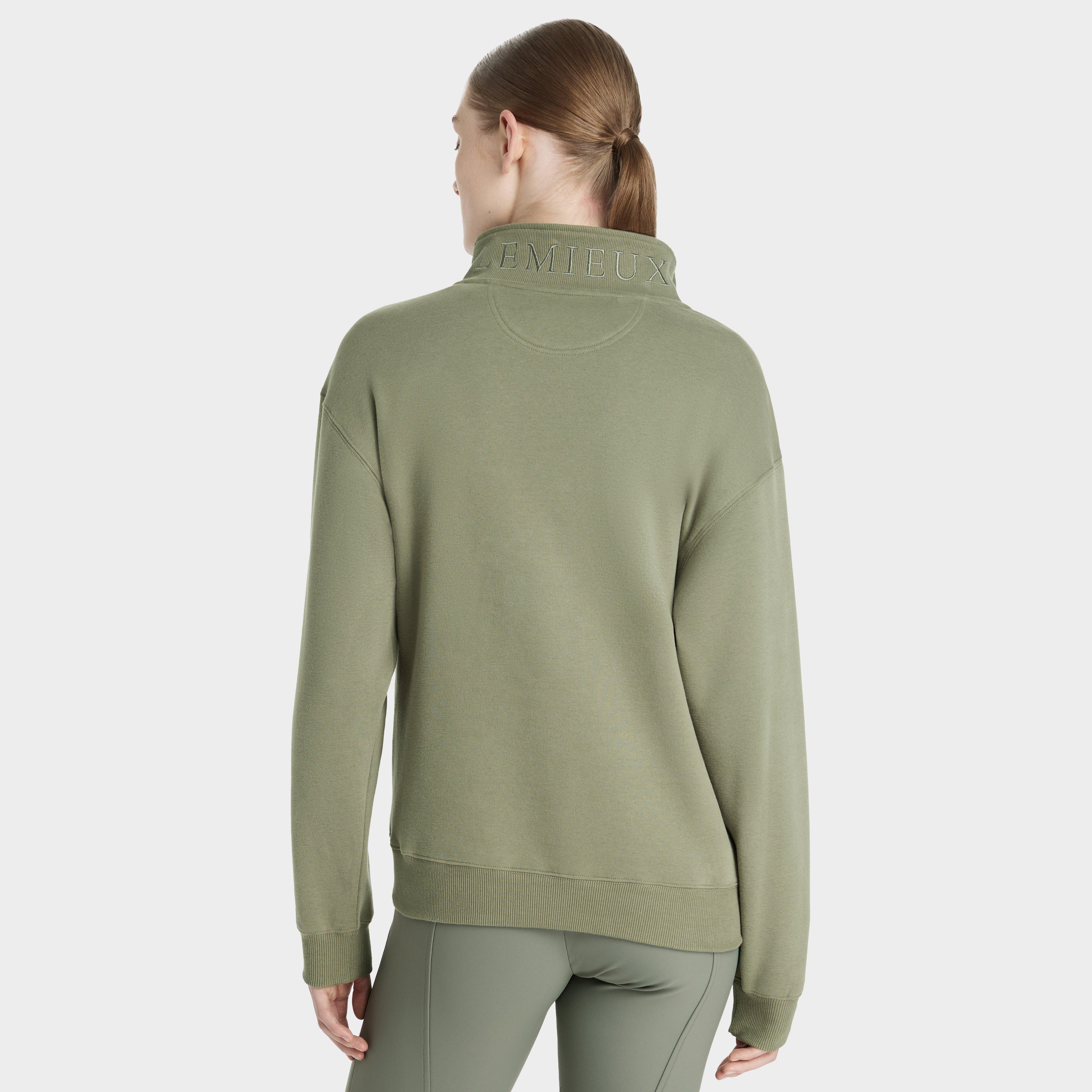 Womens Keira Quarter Neck Sweater Rosemary