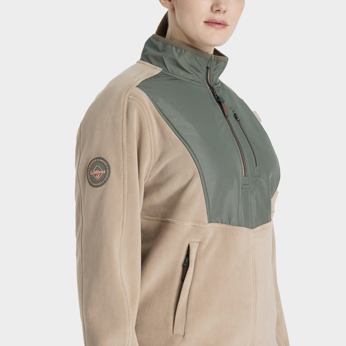 Womens Liberty Zip Through Fleece Rosemary