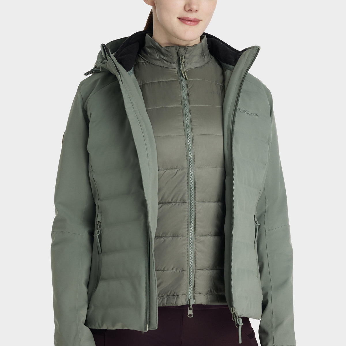 Womens Brooke Waterproof Hybrid Jacket Rosemary