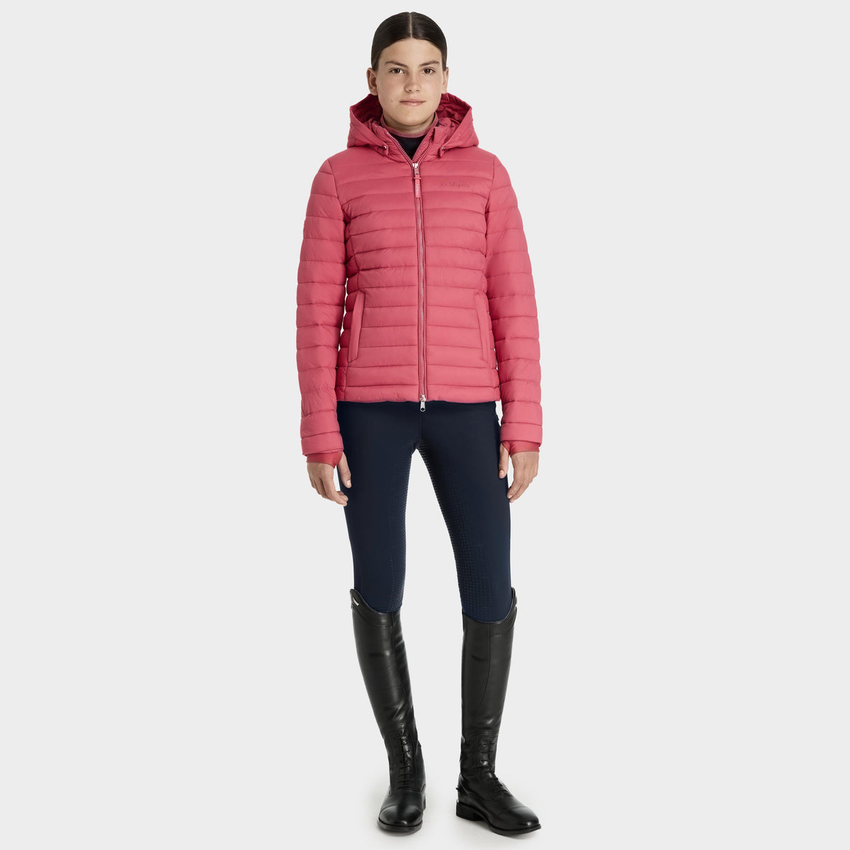 Young Rider Ruby Puffer Jacket Cranberry