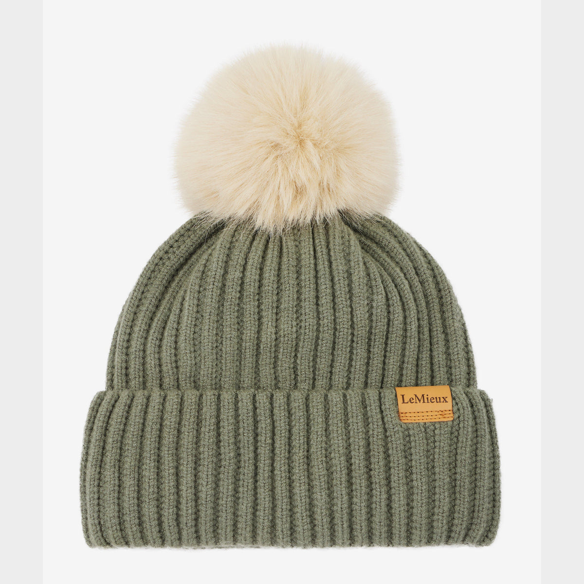 Womens Clara Ribbed Beanie Rosemary