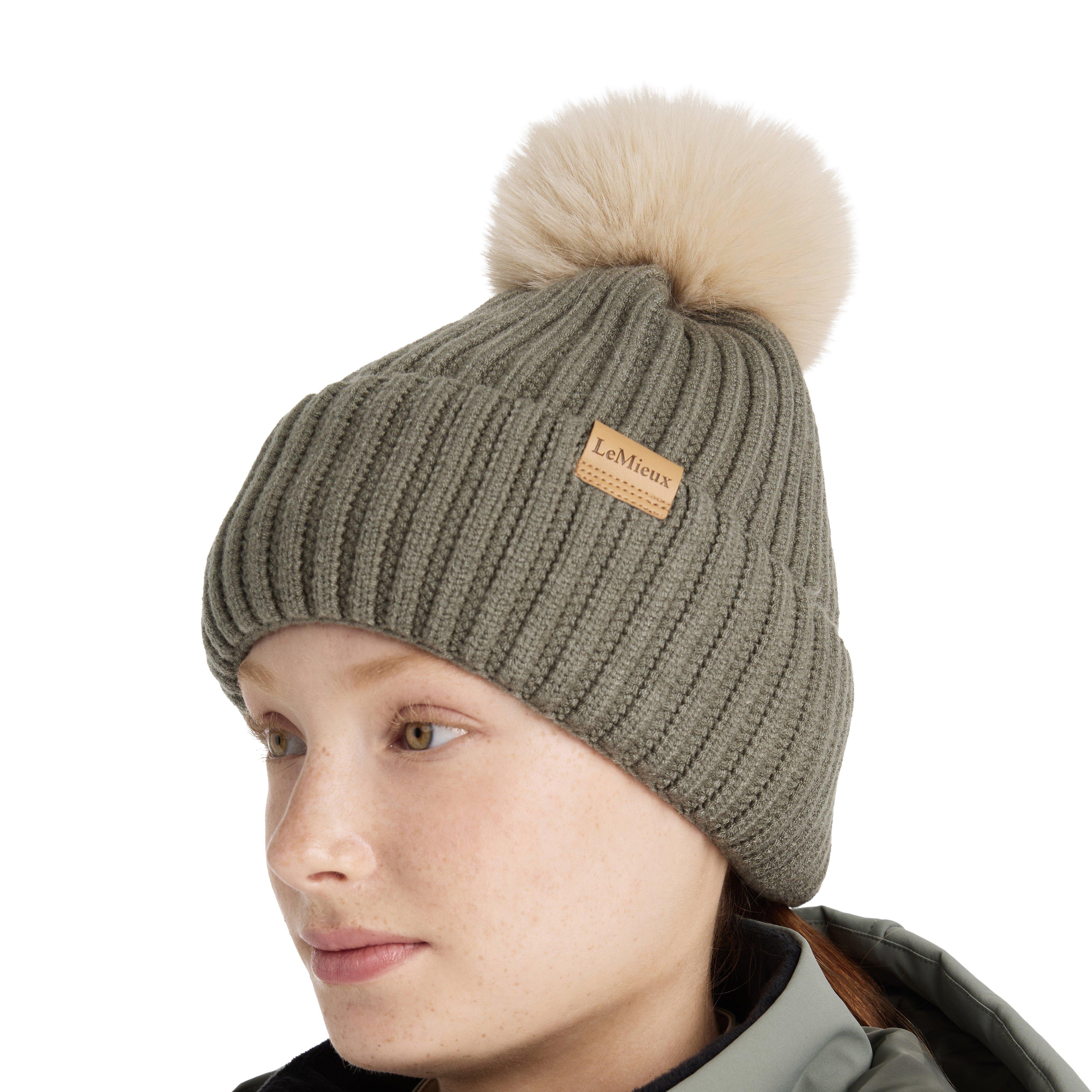 Womens Clara Ribbed Beanie Rosemary