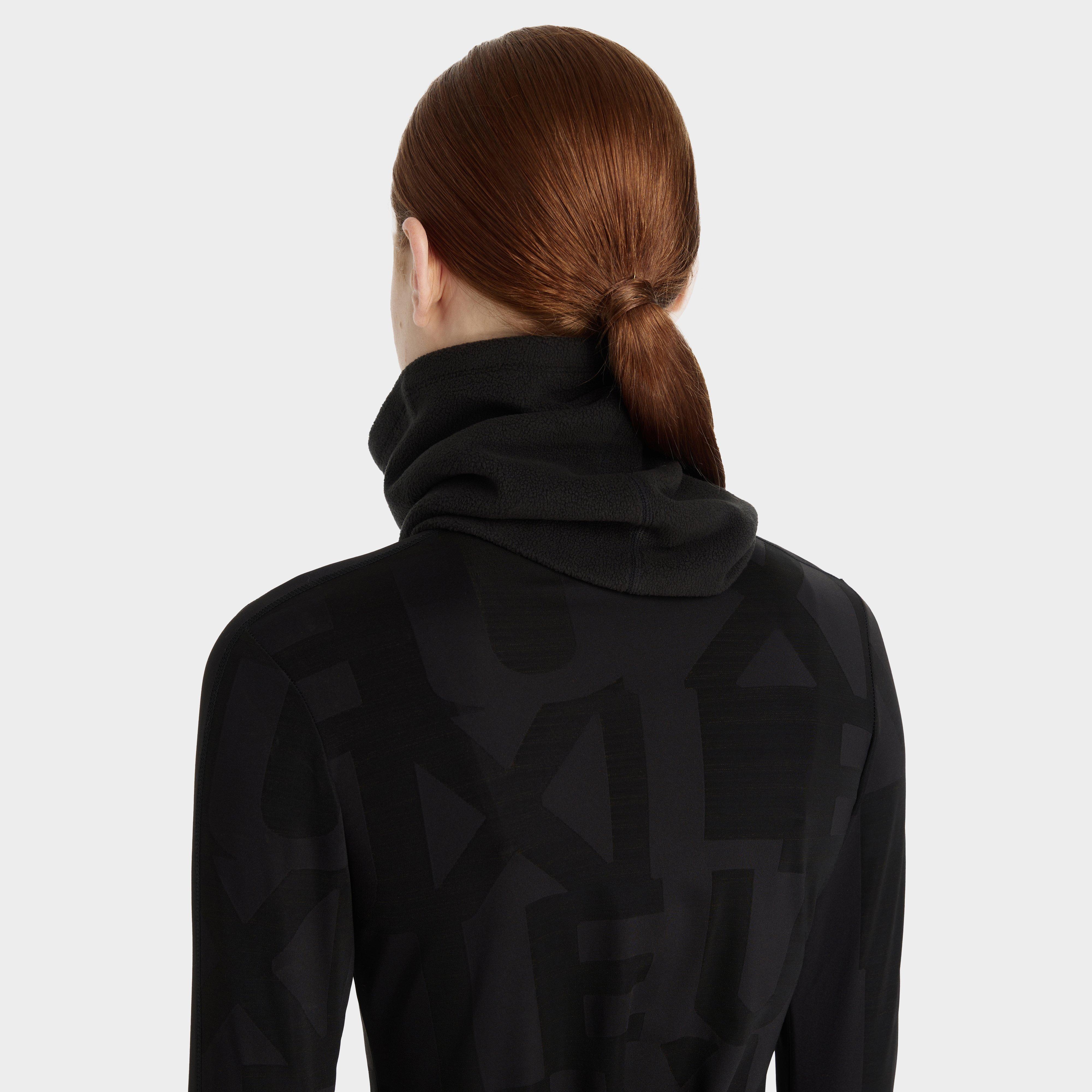 Womens Fleece Snood Black