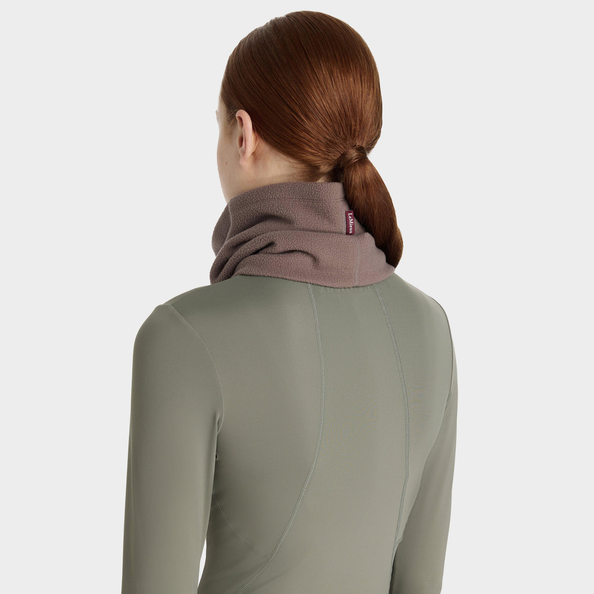 Womens Fleece Snood Walnut