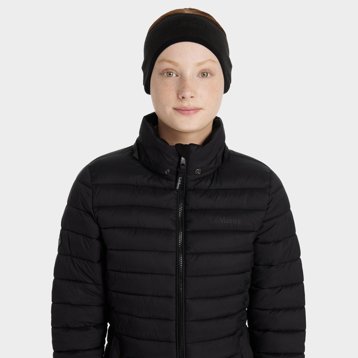 Womens Ear Warmer Headband Black