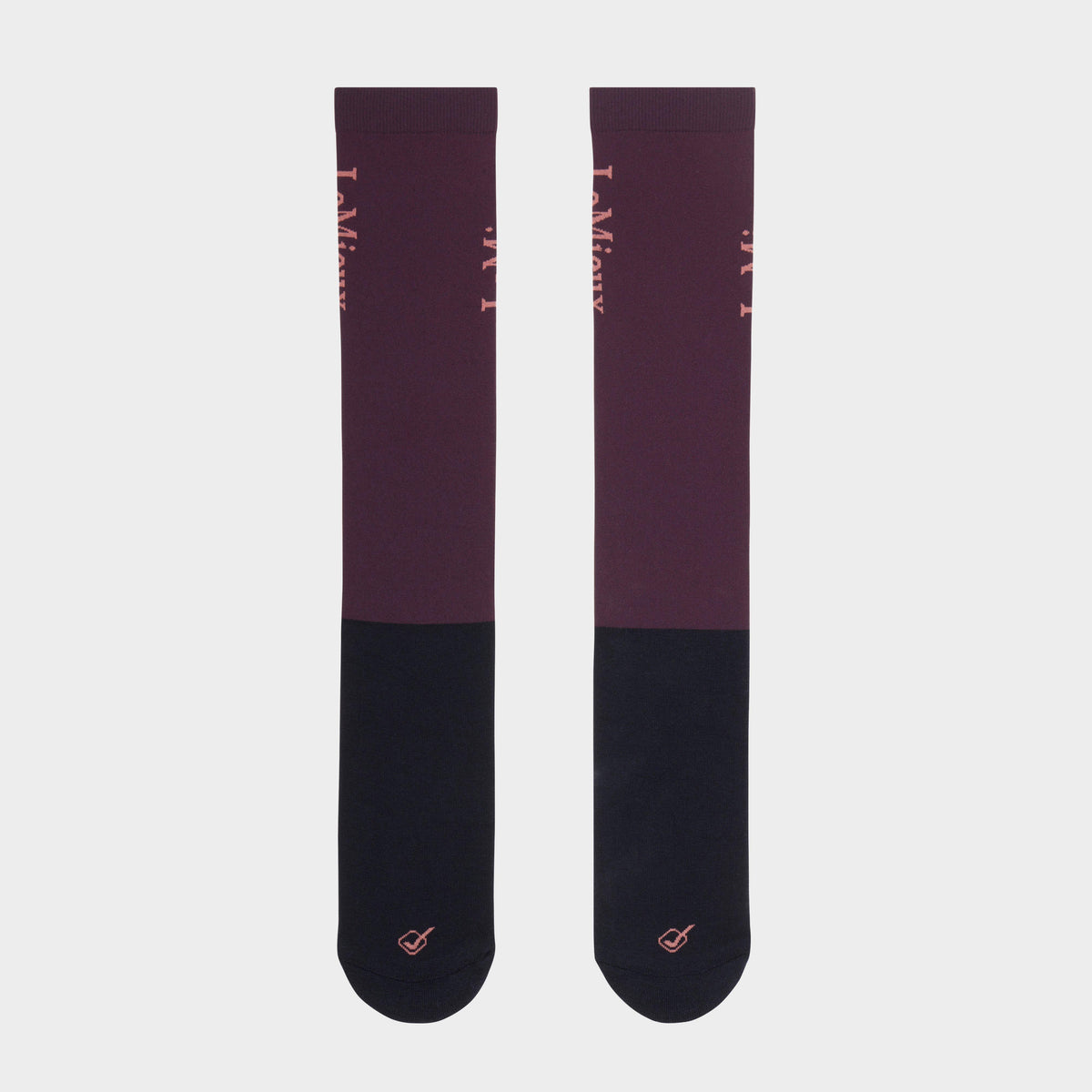 Womens Competition Socks 2 Pack Damson