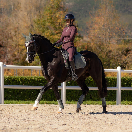 Suede Dressage Saddle Pad Rosemary