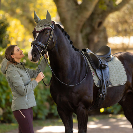Suede Dressage Saddle Pad Rosemary